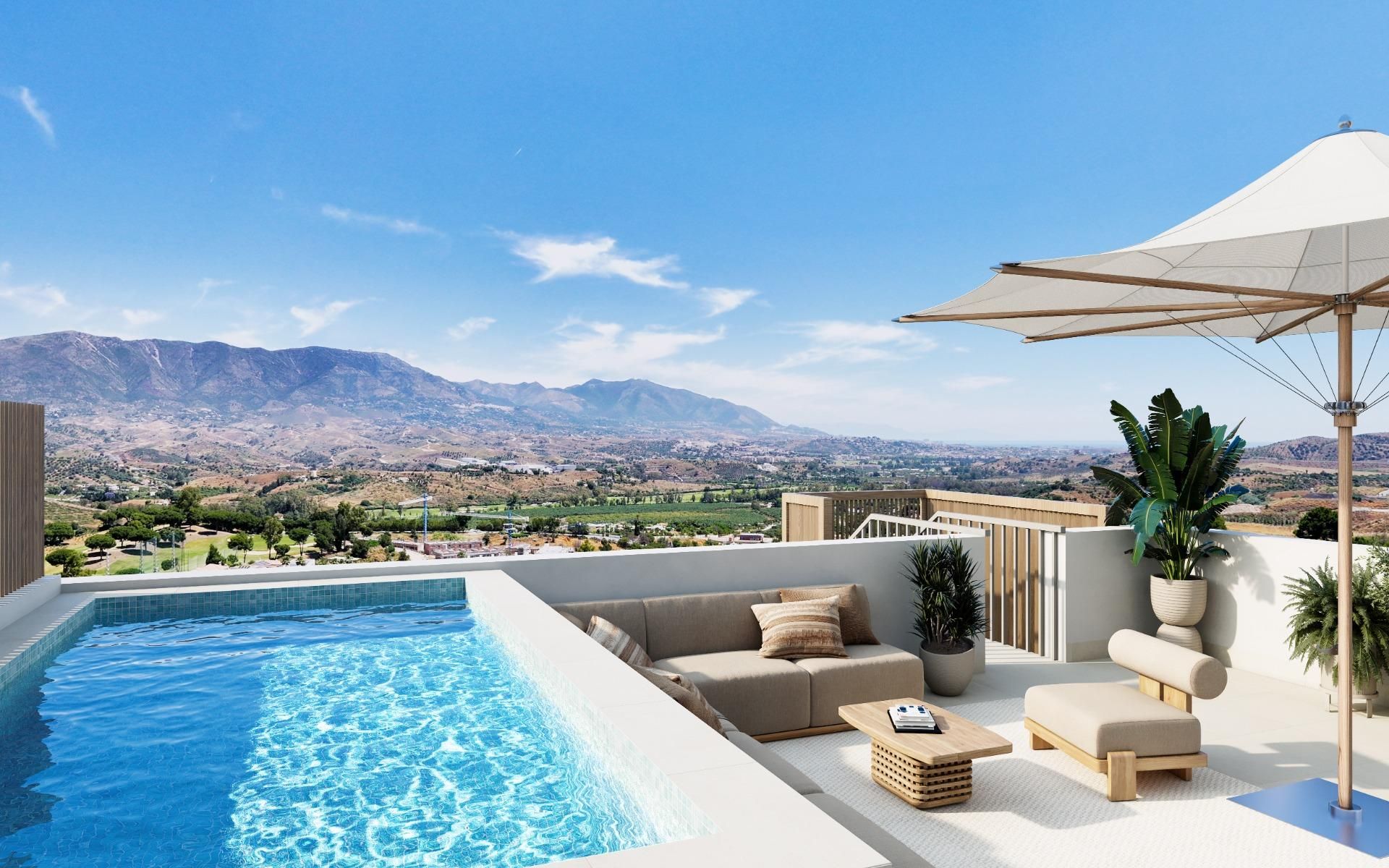 Terrace of Flat for sale in Mijas  with Private garden, Terrace and Storage room