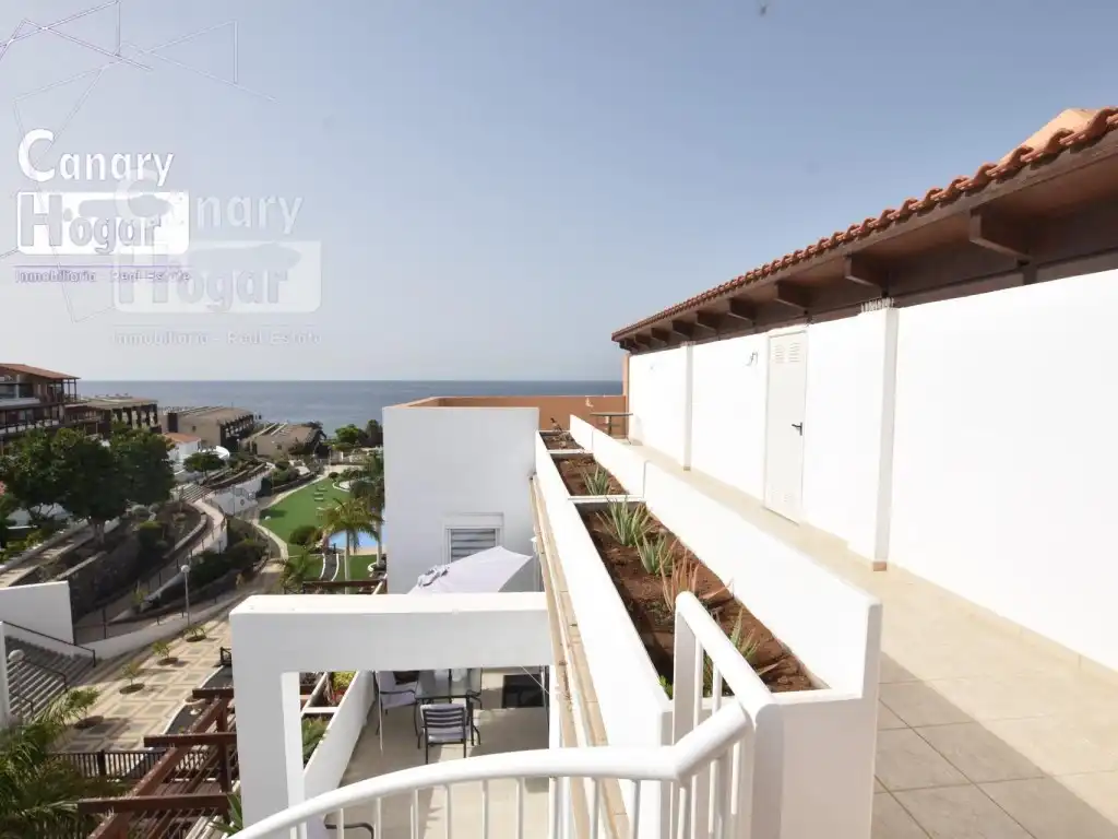 Terrasse von Dachboden zum Verkauf in San Miguel de Abona mit Heizung, Privatgarten und Balkon