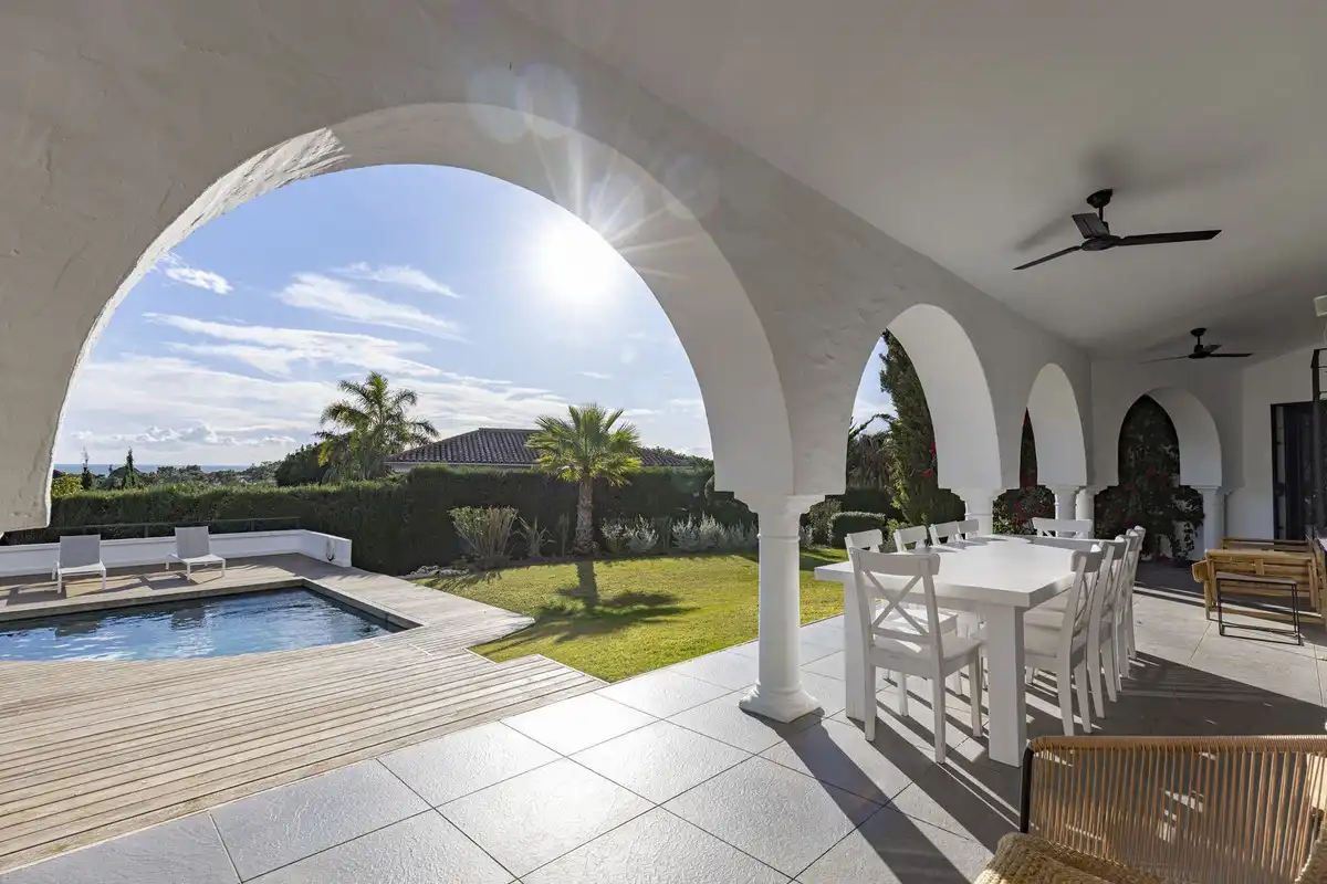 Terraza de Casa o chalet en venta en Marbella con Piscina