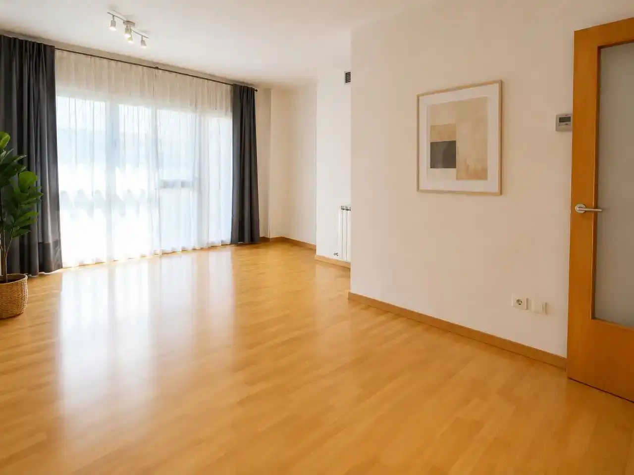 Sala d'estar de Pis en venda en Esplugues de Llobregat amb Aire condicionat