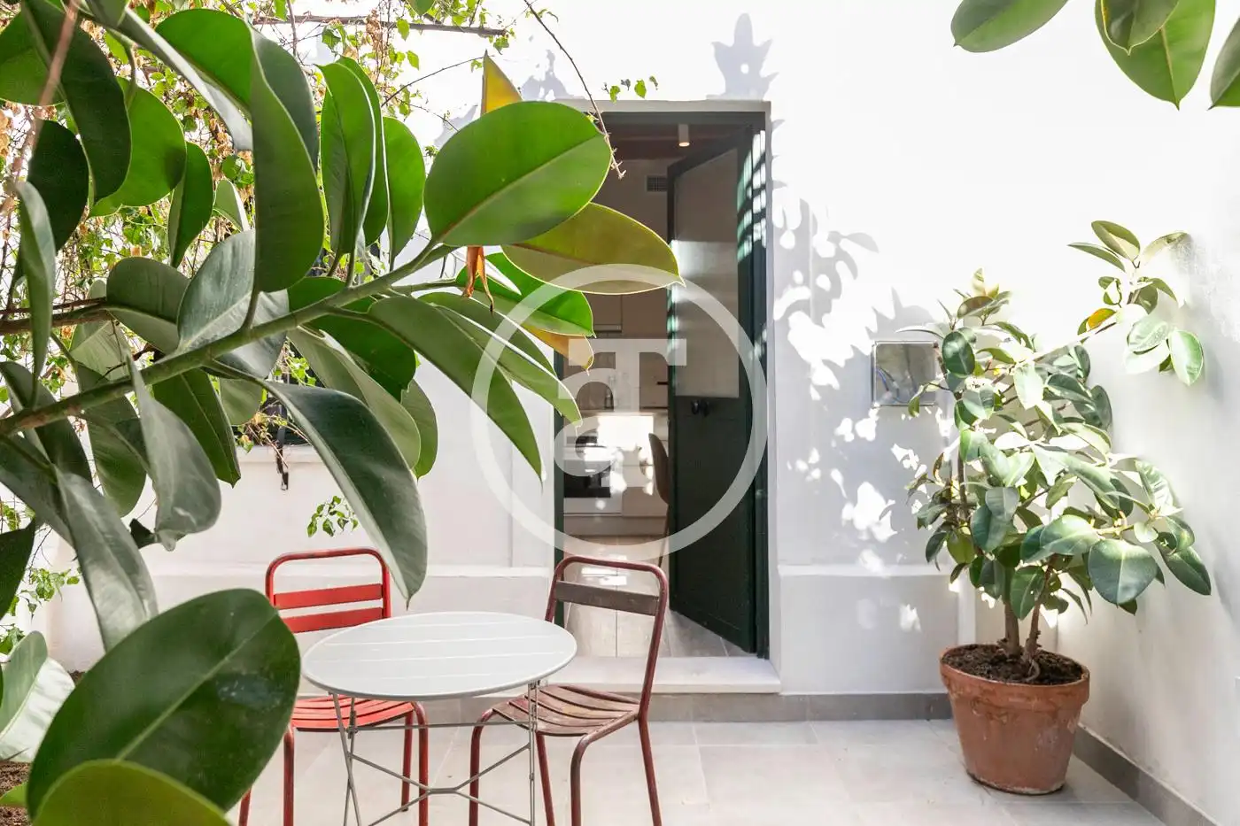 Terrace of Flat for rent in  Barcelona Capital  with Air Conditioner, Heating and Furnished