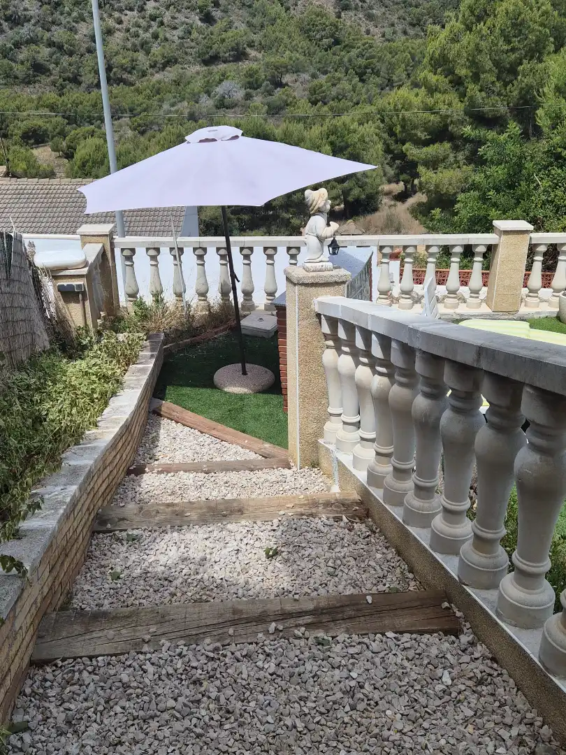 Terraza de Casa o chalet en venta en Roda de Berà con Calefacción, Jardín privado y Terraza