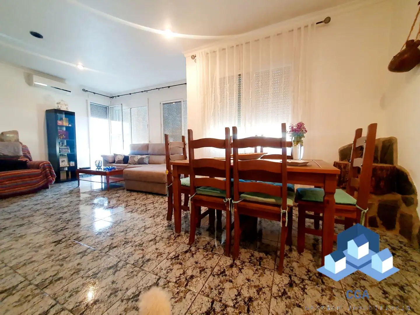 Menjador de Casa adosada en venda en Lorca amb Aire condicionat, Calefacció i Terrassa