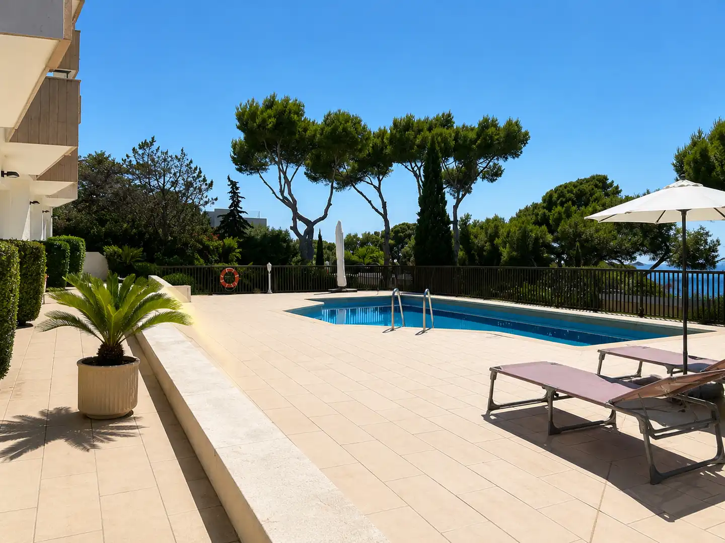 Swimming pool of Detached homes for rent in Calvià  with Air Conditioner, Terrace and Furnished