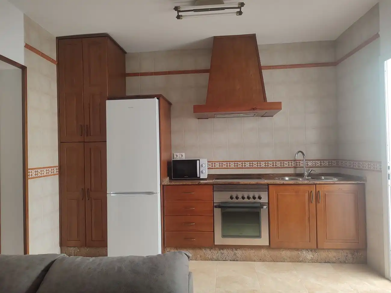Cuina de Casa o xalet de lloguer en Conil de la Frontera amb Aire condicionat, Calefacció i Terrassa