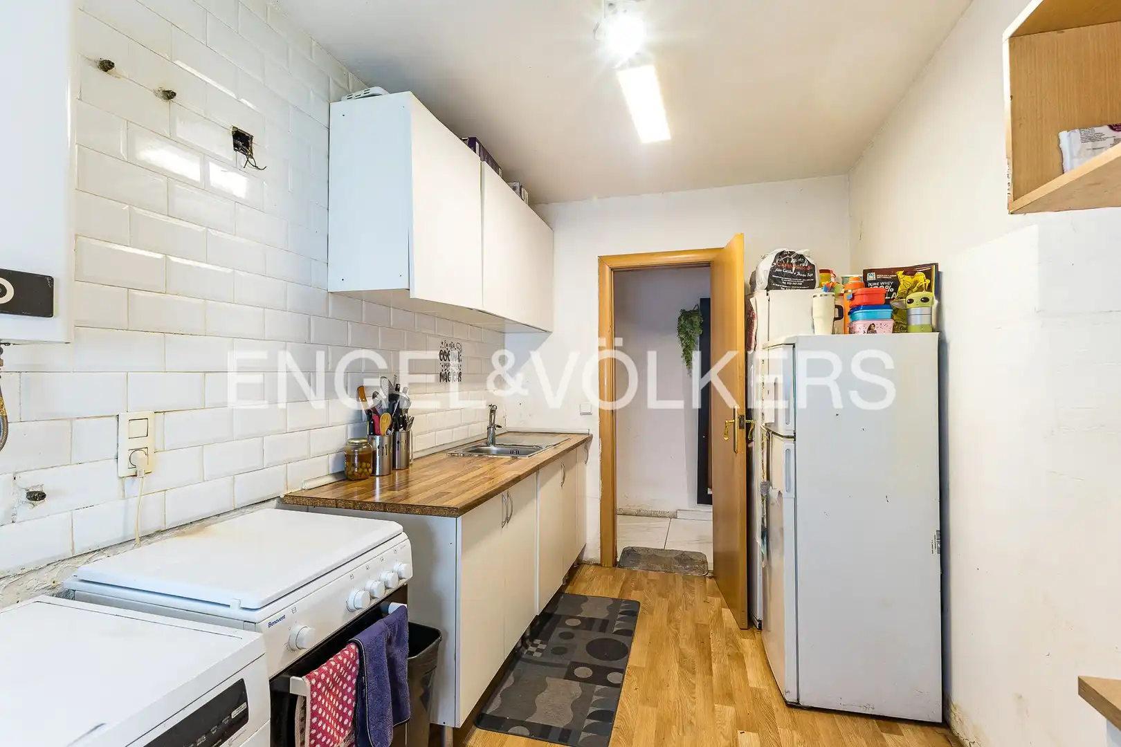 Cocina de Piso en venta en El Prat de Llobregat con Calefacción, Parquet y Terraza