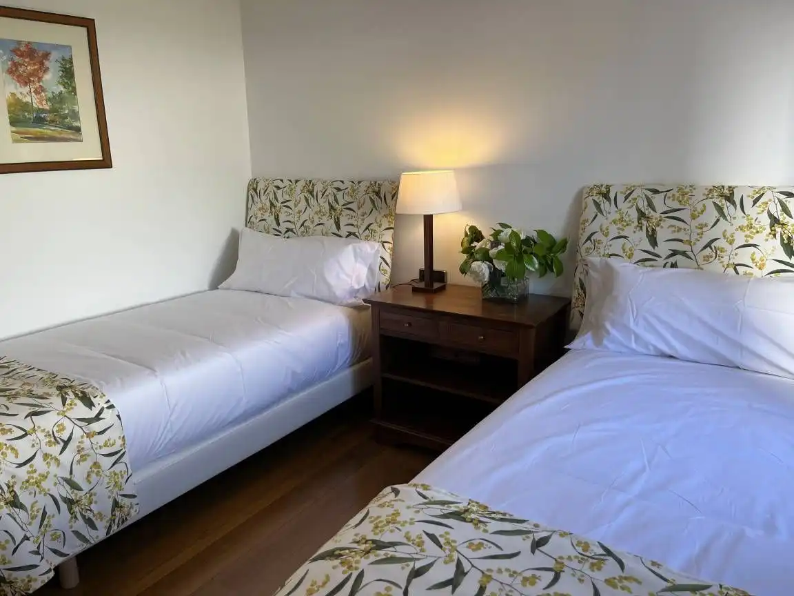 Habitación de Finca rústica de alquiler en Baiona con Jardín privado, Terraza y Piscina