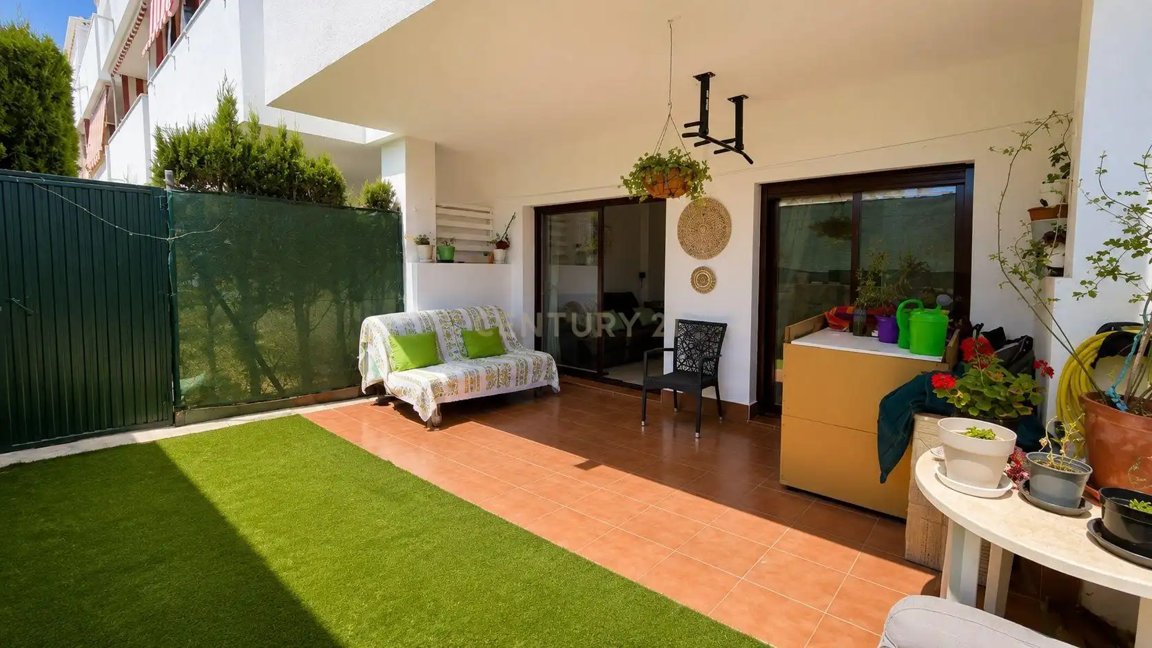 Terraza de Apartamento en venta en Mijas con Jardín privado, Trastero y Piscina comunitaria