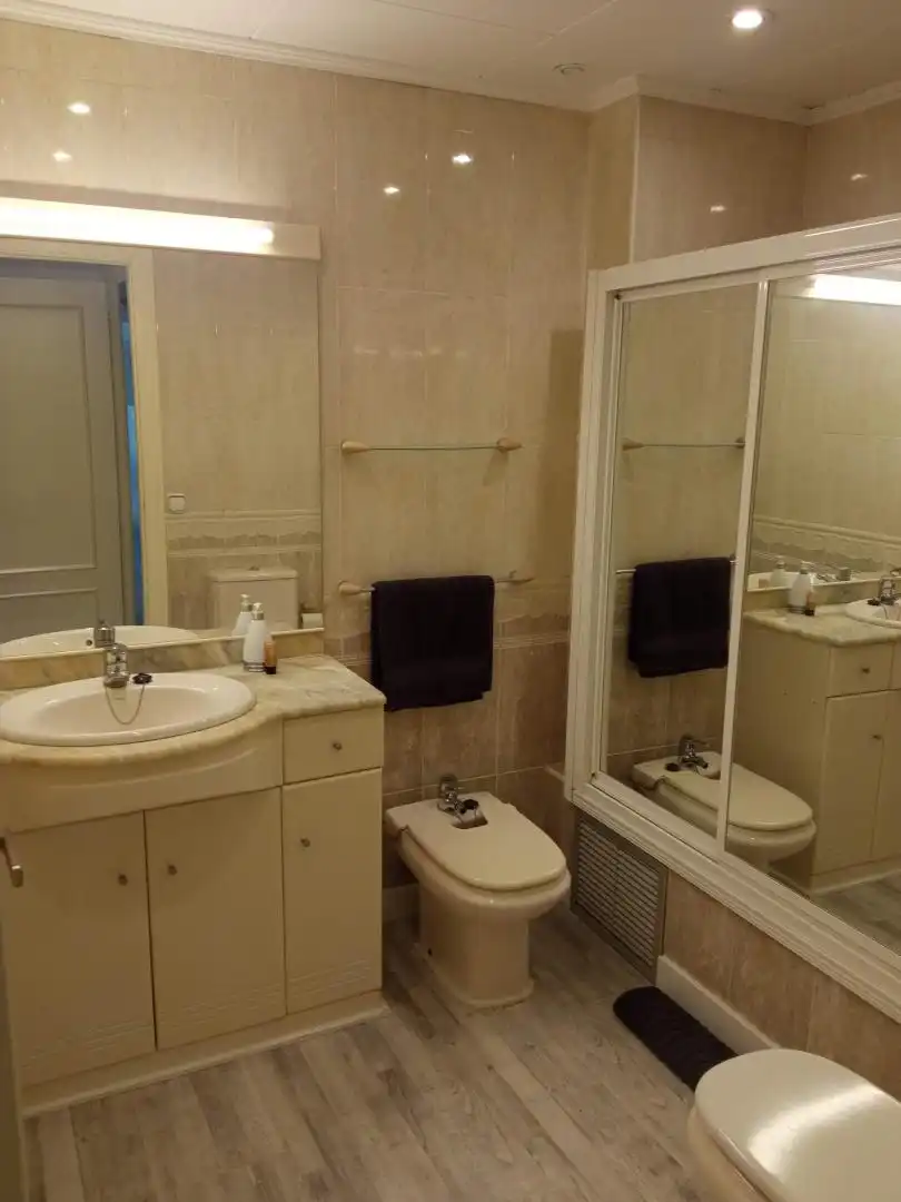 Bathroom of Flat for sale in Salou  with Heating, Private garden and Swimming Pool