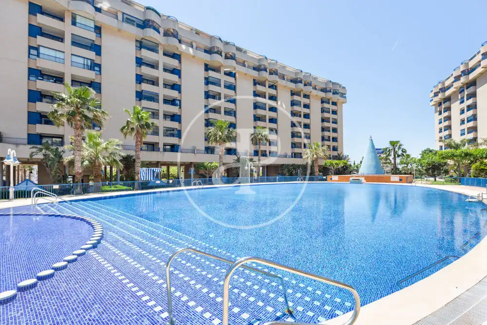 Swimming pool of Flat for sale in Alboraya  with Air Conditioner, Heating and Private garden