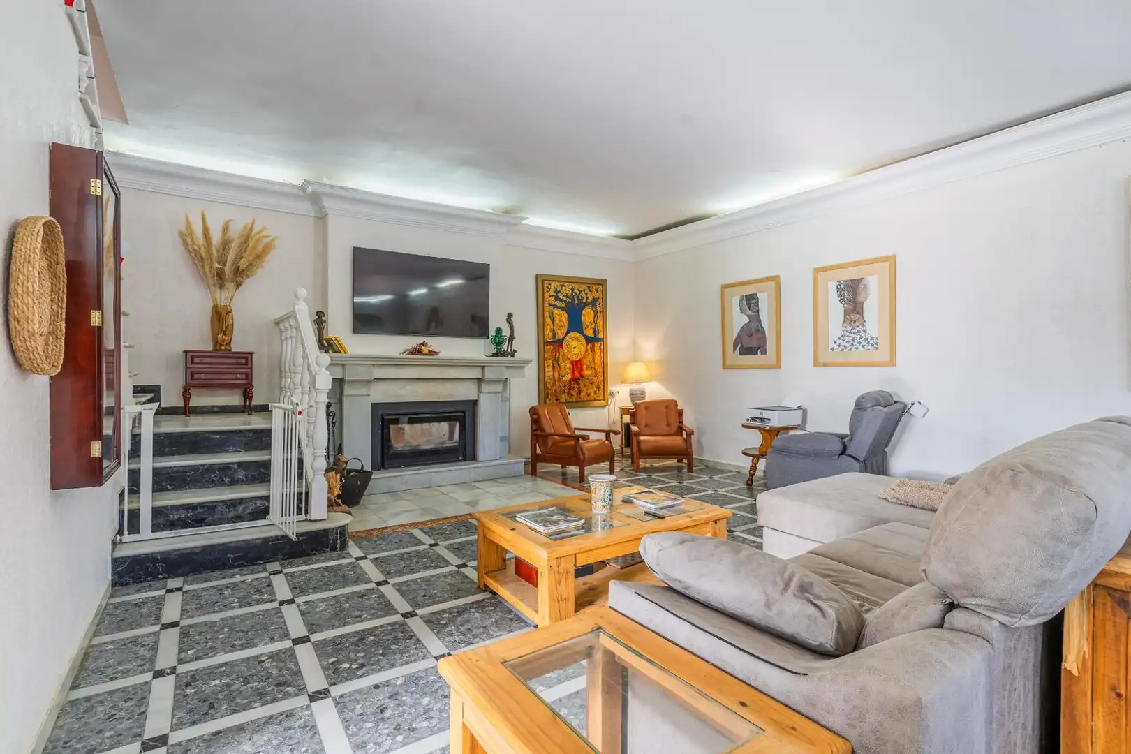 Living room of Houses for sale in Jerez de la Frontera  with Private garden, Swimming Pool and Balcony