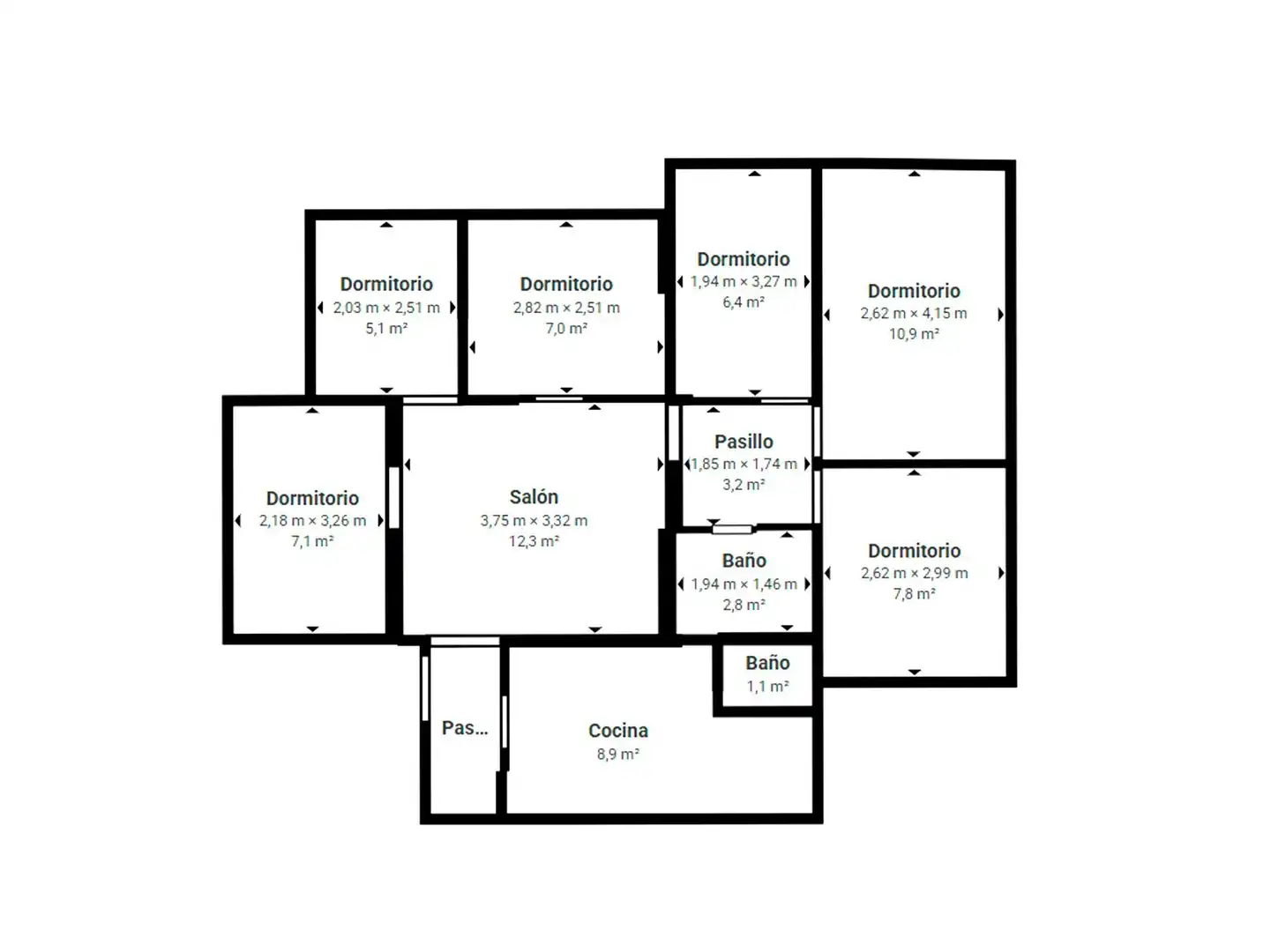 Flat for sale in Norte, imagen 2