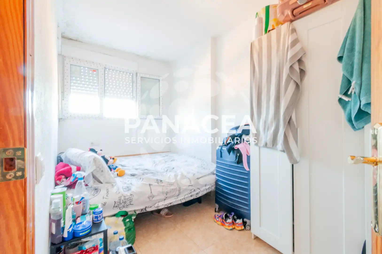 Bedroom of Flat for sale in Roquetas de Mar  with Furnished, Washing machine and TV