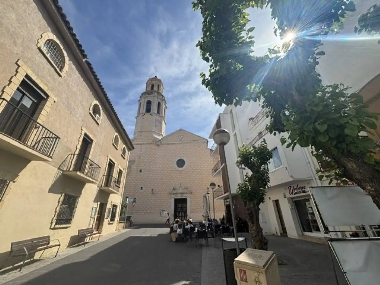 Vista exterior de Casa o xalet en venda en Cubelles amb Terrassa