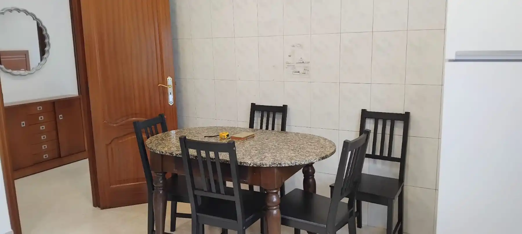 Dining room of Houses for rent in Ribeira  with Private garden, Furnished and Oven