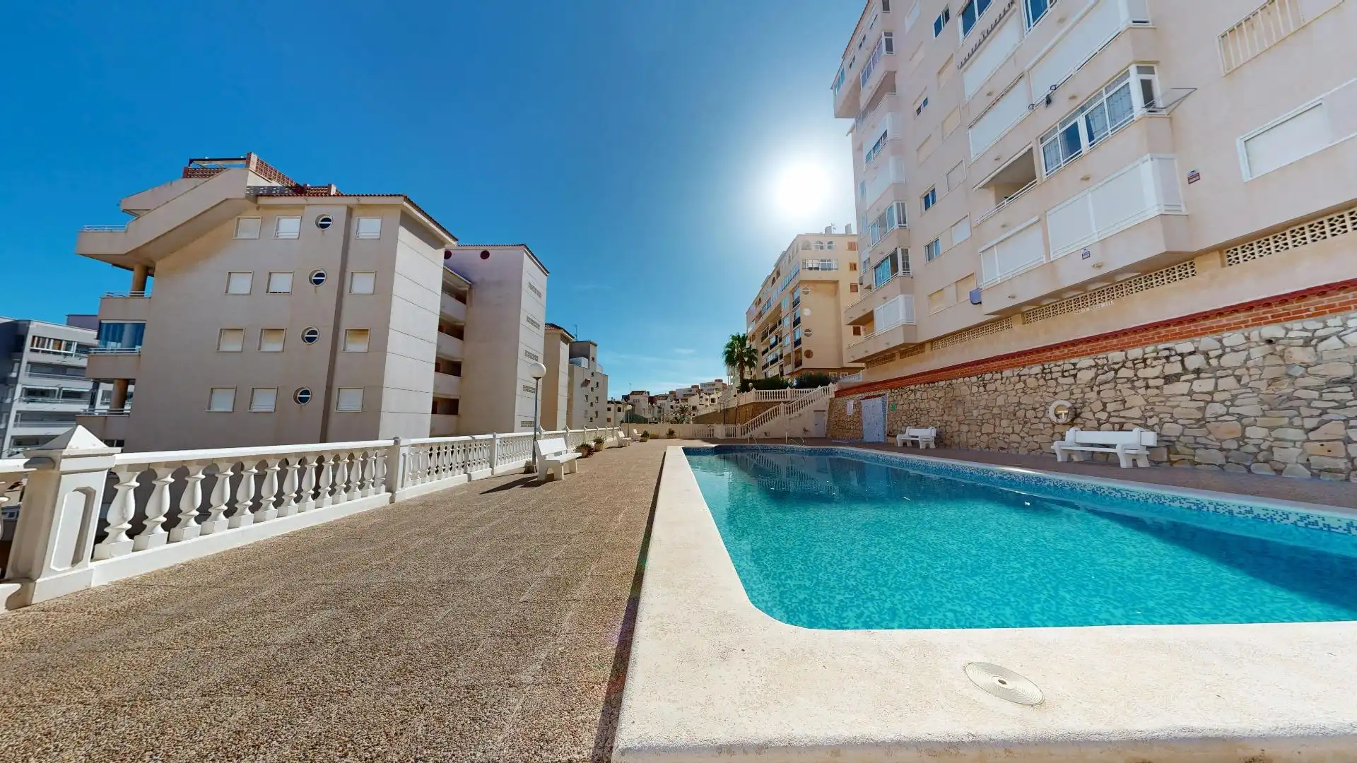 Piscina de Apartament de lloguer en Elche / Elx amb Aire condicionat, Calefacció i Terrassa