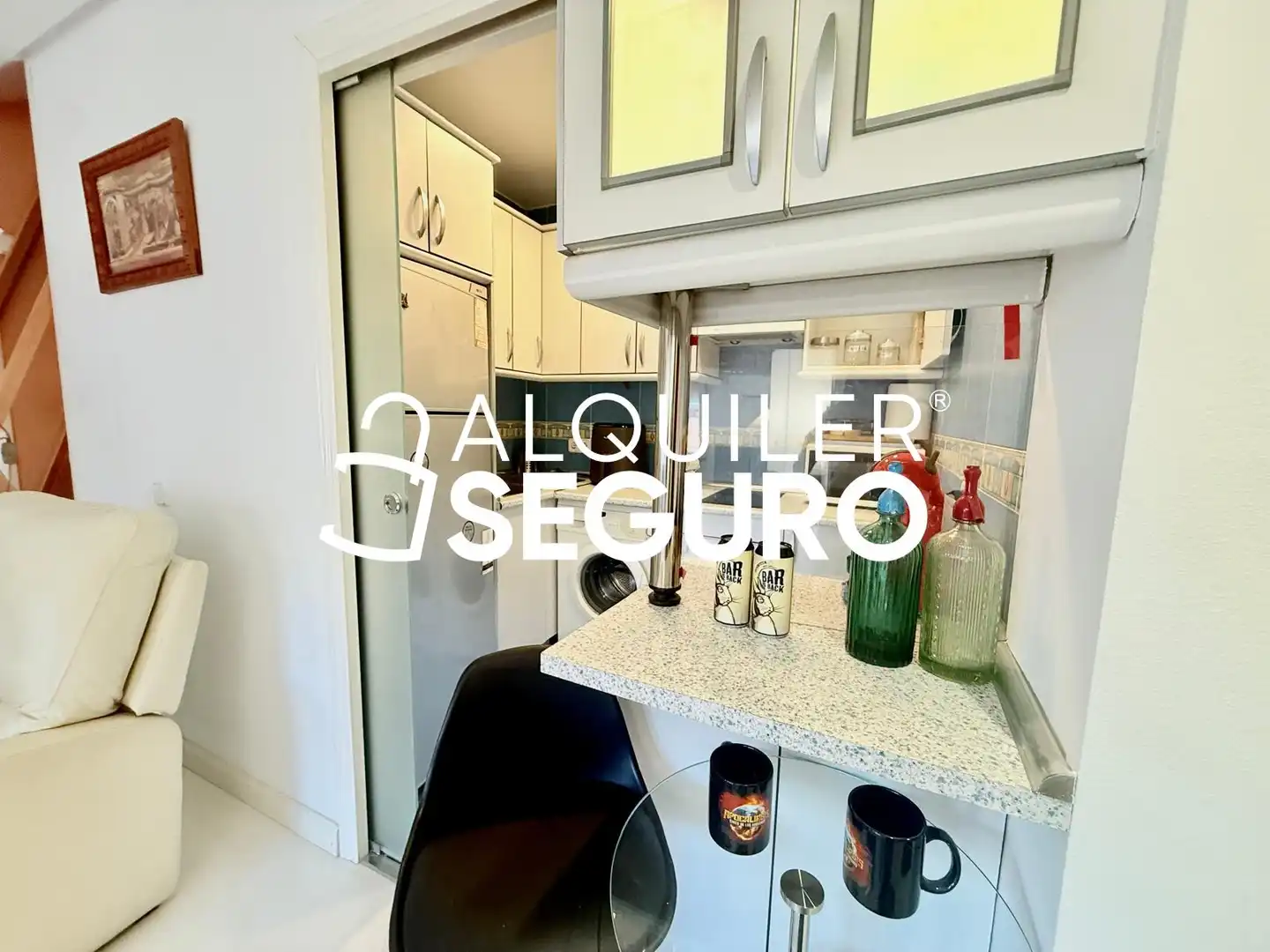 Cocina de Piso de alquiler en Madrid con Aire acondicionado, Calefacción y Piscina