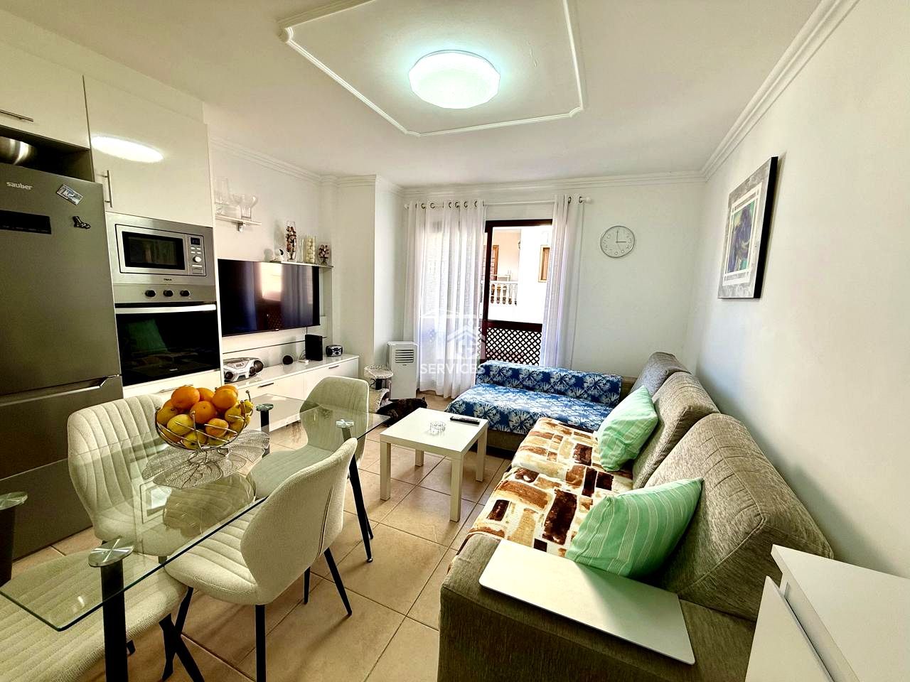 Living room of Flat for sale in San Miguel de Abona  with Storage room and Furnished