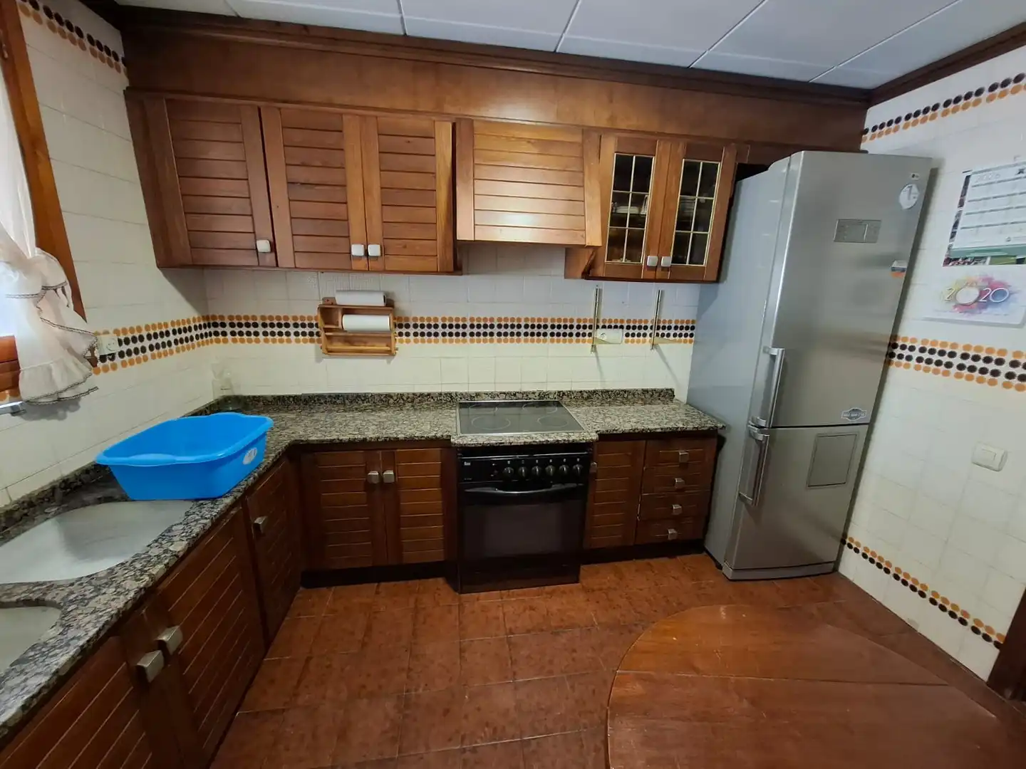 Kitchen of Flat for sale in Ontinyent  with Air Conditioner, Storage room and Balcony