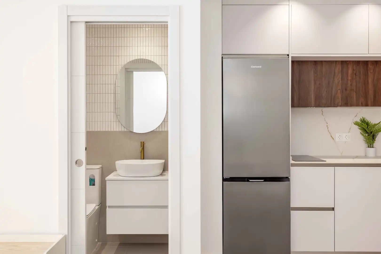 Baño de Apartamento en venta en Málaga con Aire acondicionado, Calefacción y Terraza