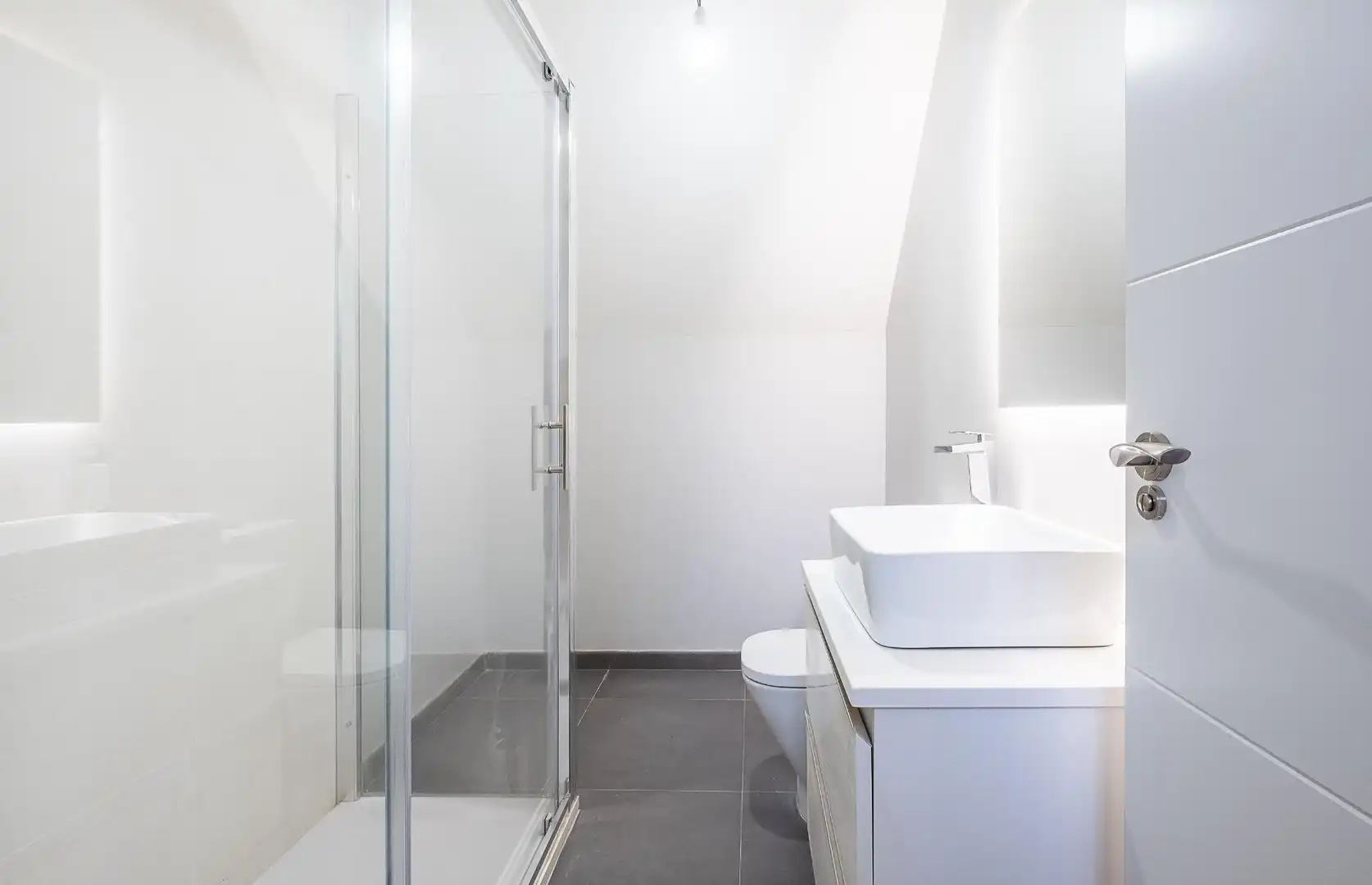 Baño de Ático en venta en Madrid con Aire acondicionado, Calefacción y Terraza