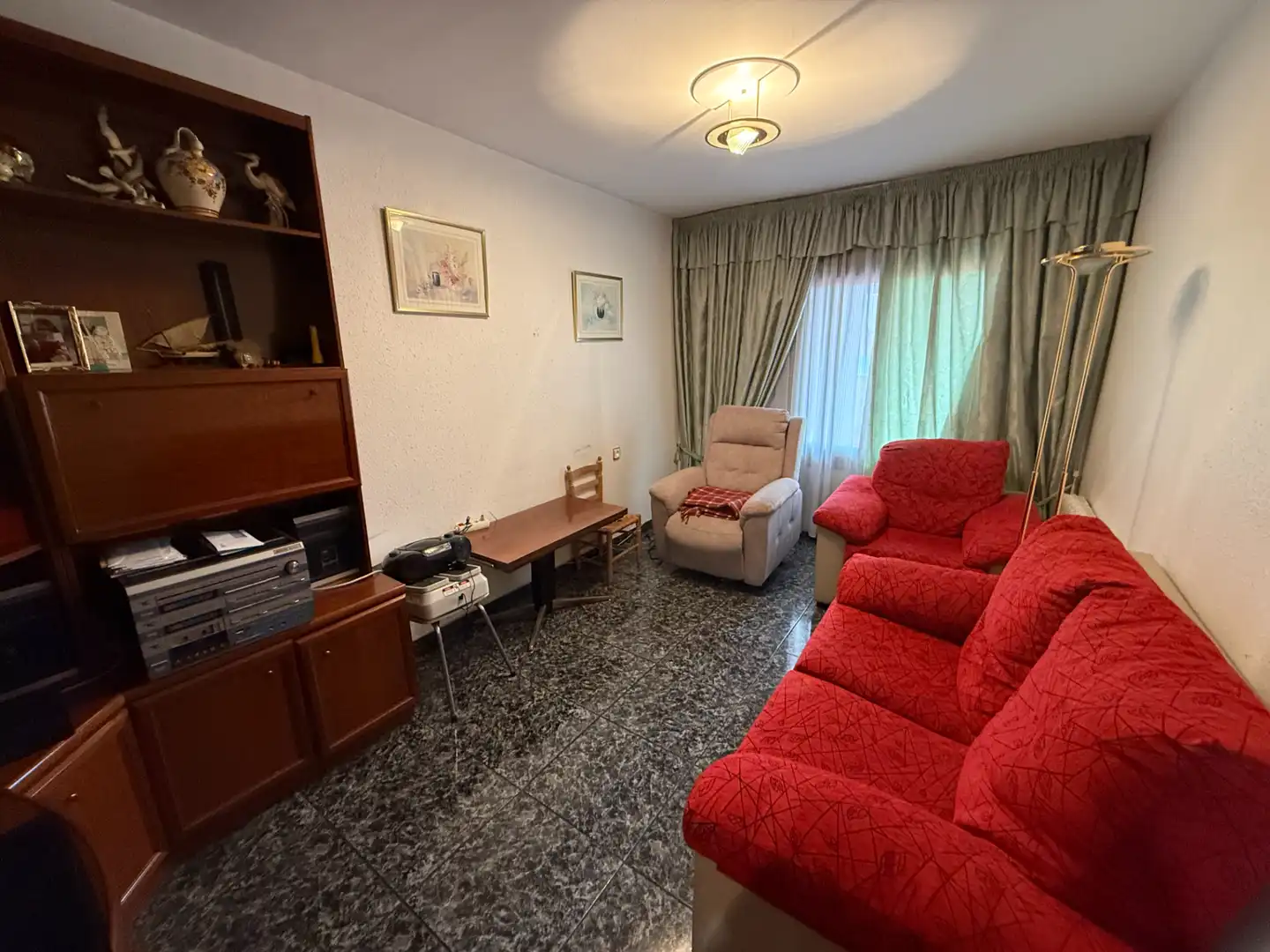 Wohnzimmer von Wohnung zum Verkauf in Terrassa mit Klimaanlage, Heizung und Terrasse