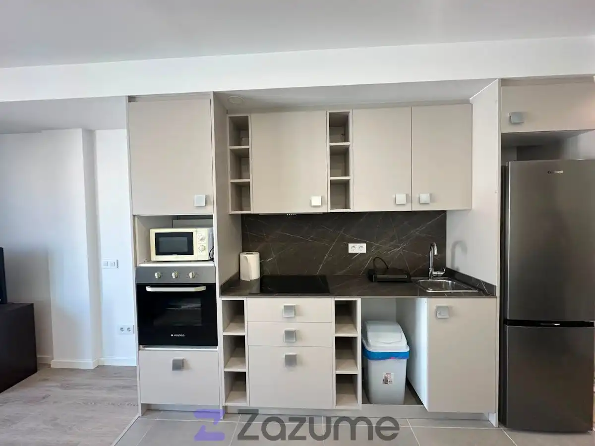 Cuina de Loft de lloguer en Mijas amb Aire condicionat, Calefacció i Parquet