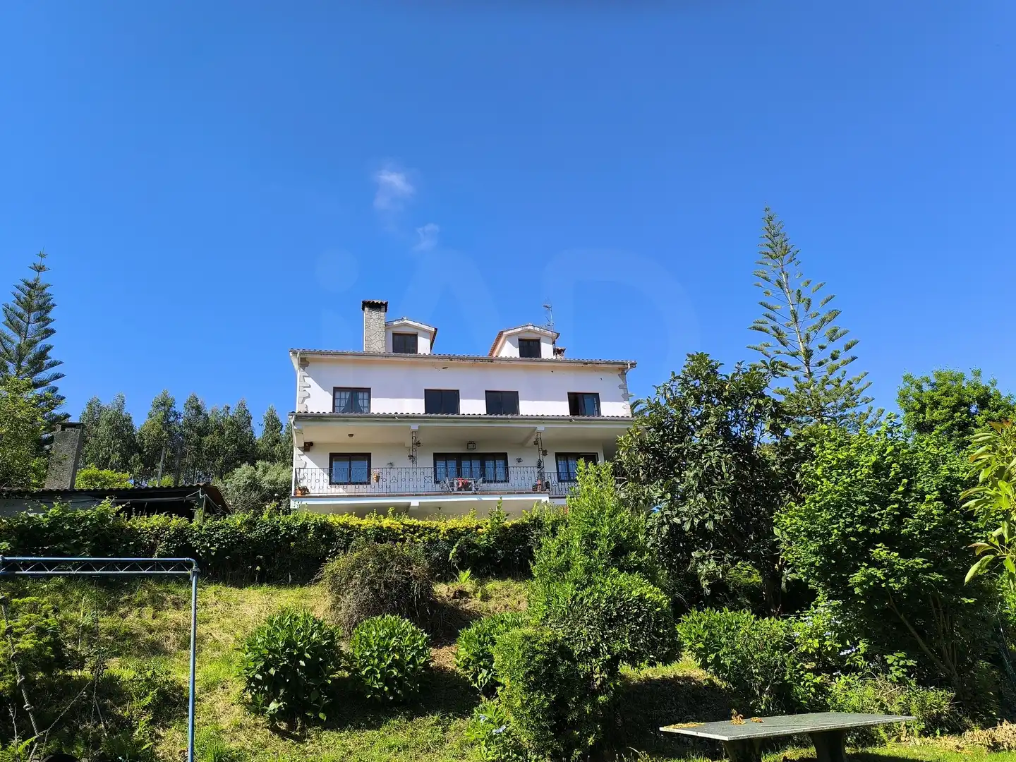 Vista exterior de Casa o chalet en venta en Pontedeume con Calefacción, Terraza y Piscina