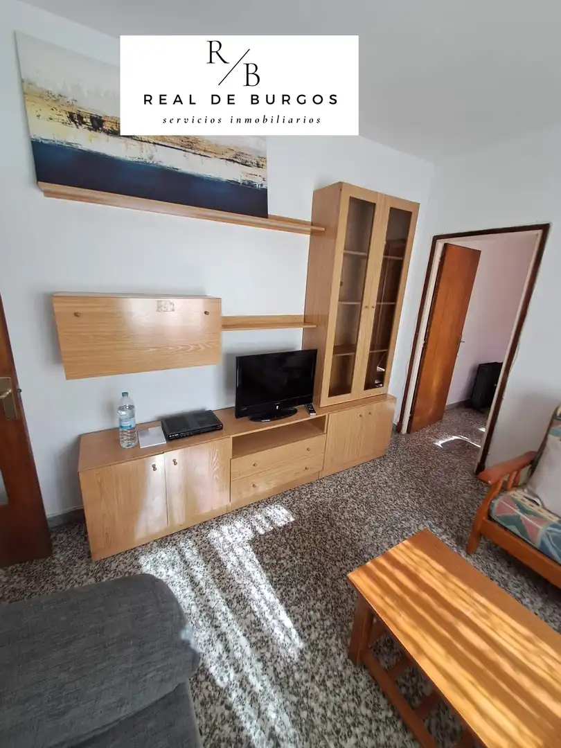 Sala de estar de Piso de alquiler en Valladolid con Calefacción, Terraza y Amueblado