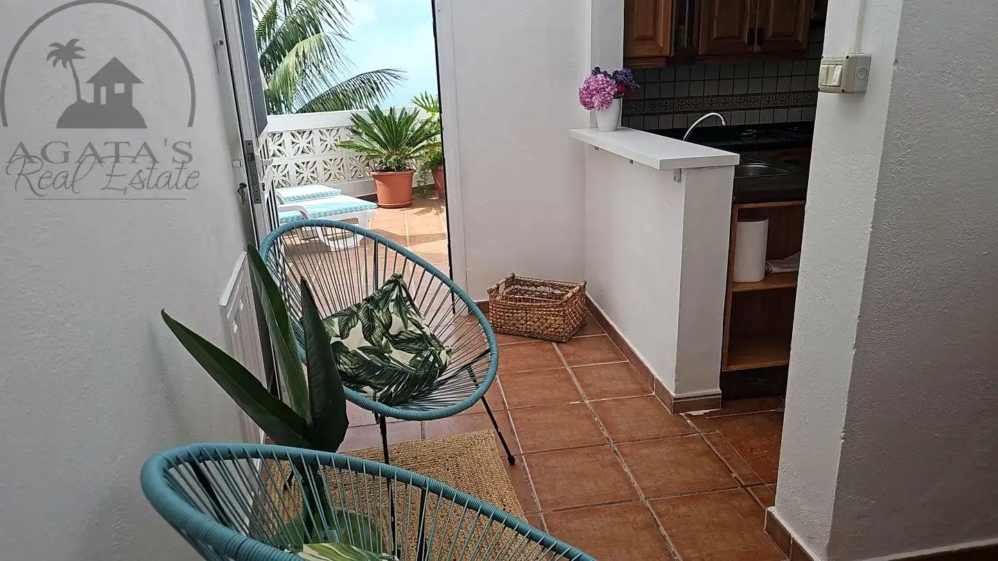 Terrassa de Casa o xalet en venda en La Guancha amb Jardí privat i Moblat