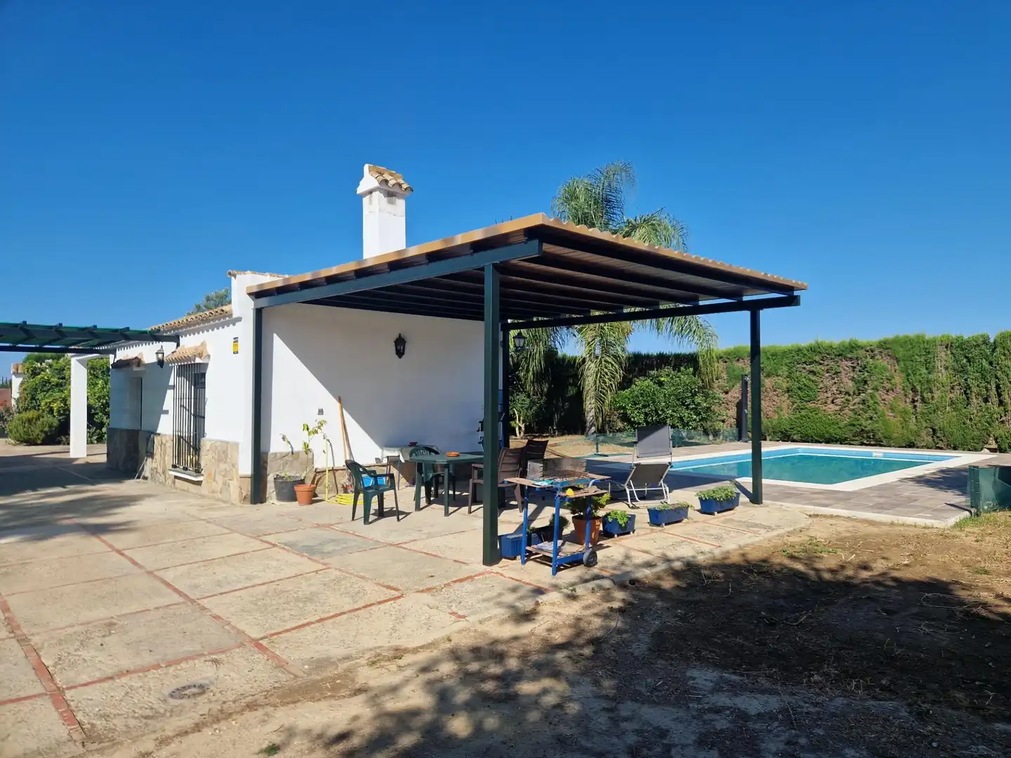 Jardín de Finca rústica en venta en Jerez de la Frontera con Aire acondicionado, Calefacción y Piscina