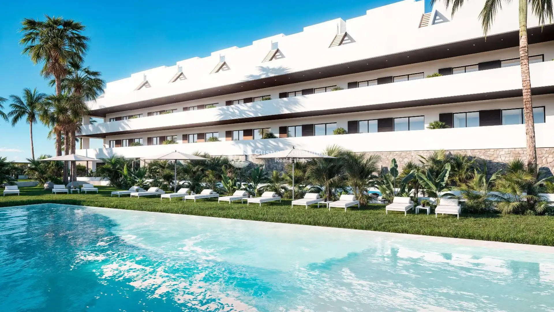 Piscina de Apartamento en venta en Finestrat con Calefacción, Terraza y Piscina