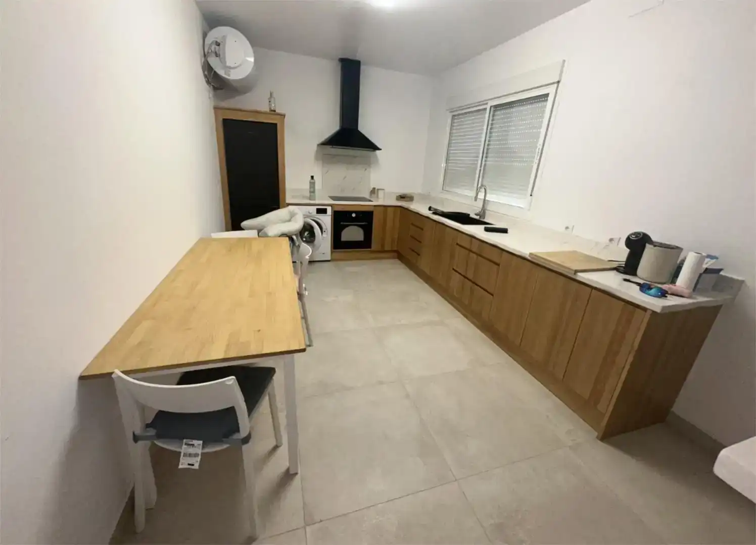 Cuina de Casa o xalet de lloguer en Sanlúcar de Barrameda amb Aire condicionat i Piscina