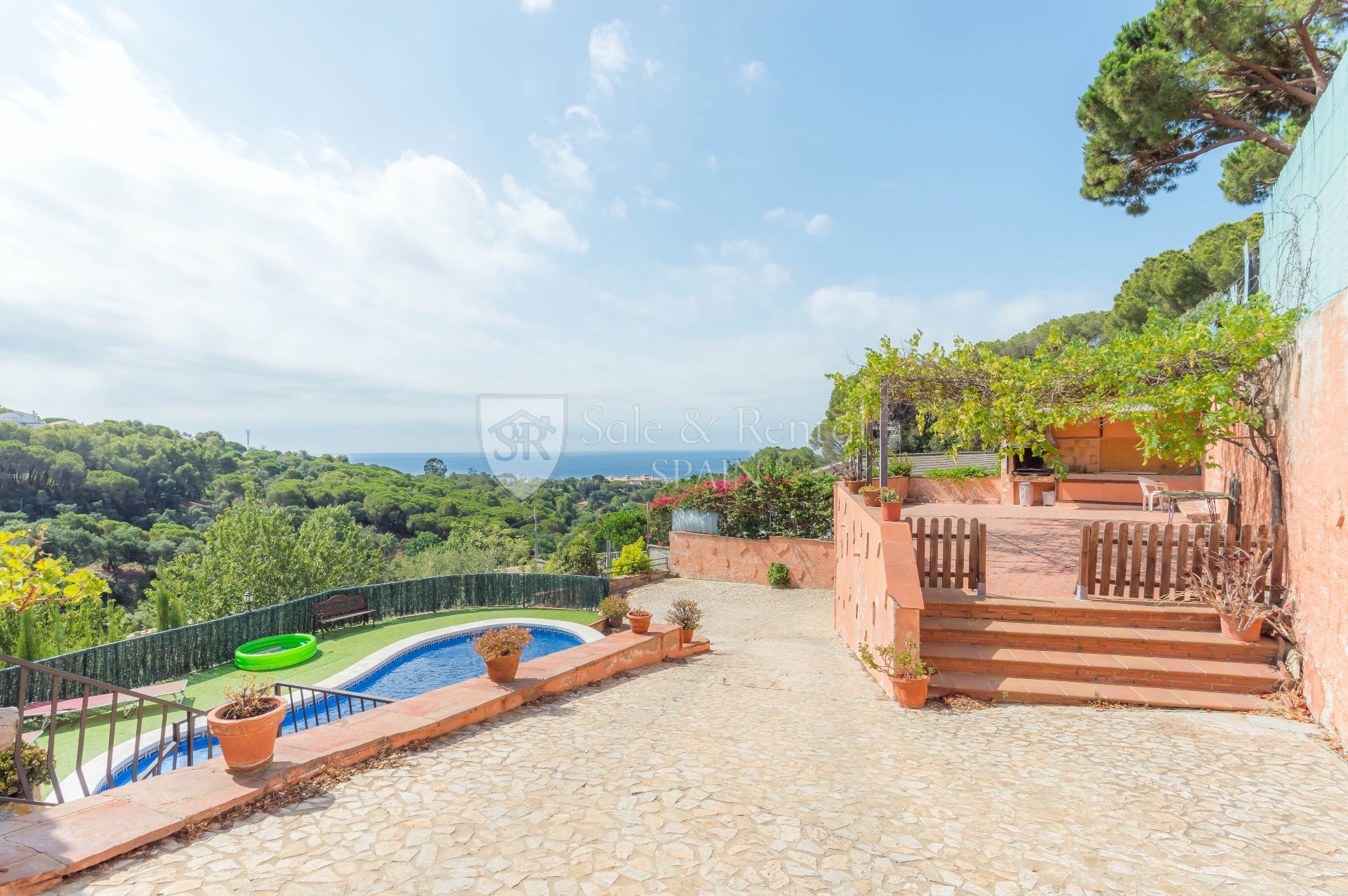 Jardí de Casa o xalet en venda en Lloret de Mar amb Calefacció, Jardí privat i Terrassa