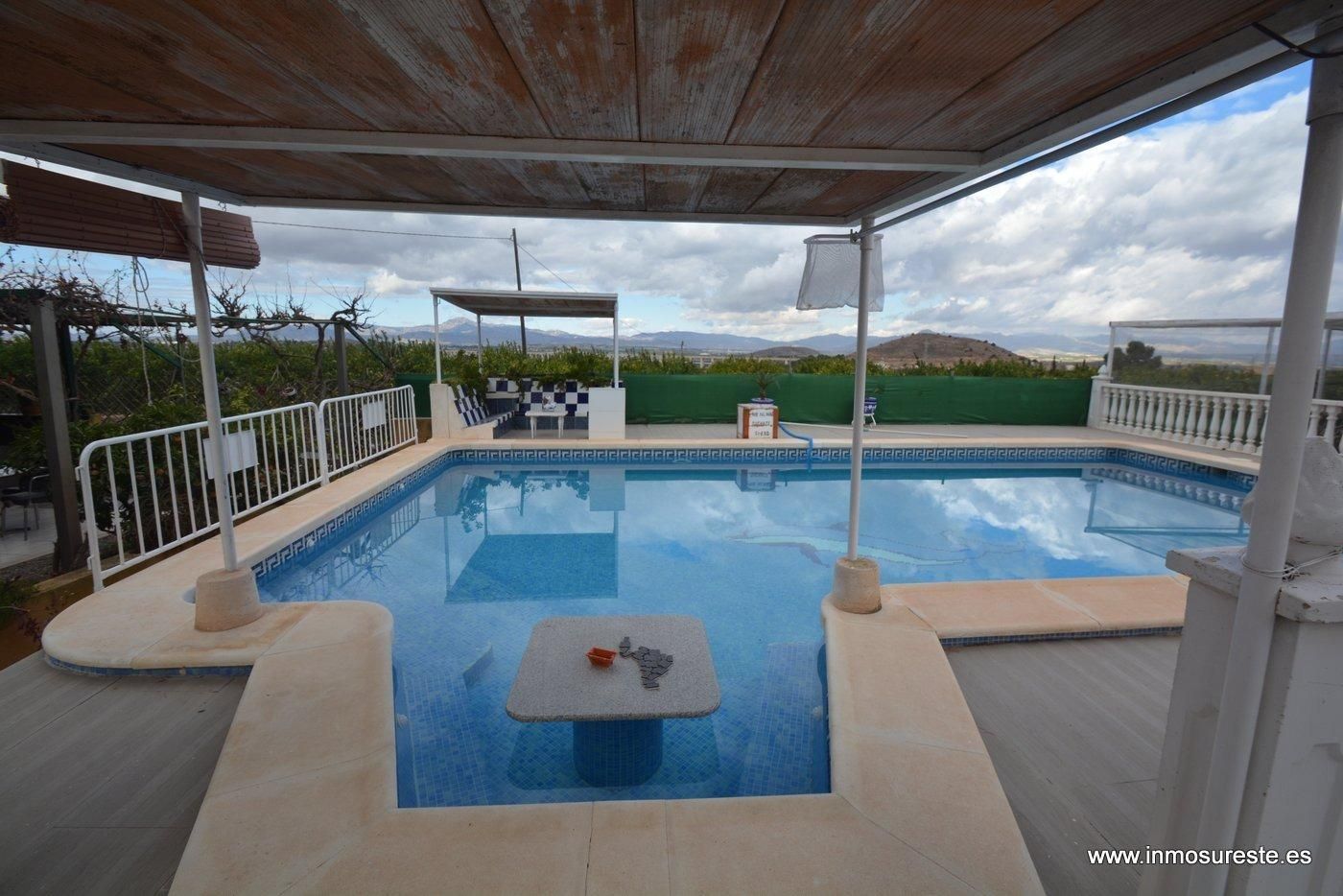 Swimming pool of Country house for sale in Santomera  with Private garden and Swimming Pool