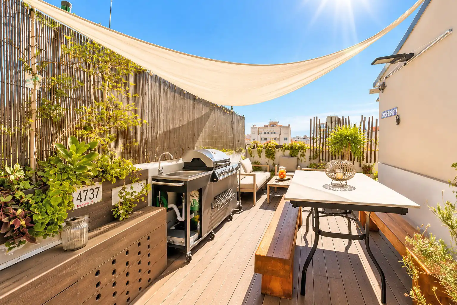 Terraza de Ático en venta en  Palma de Mallorca con Aire acondicionado, Calefacción y Parquet