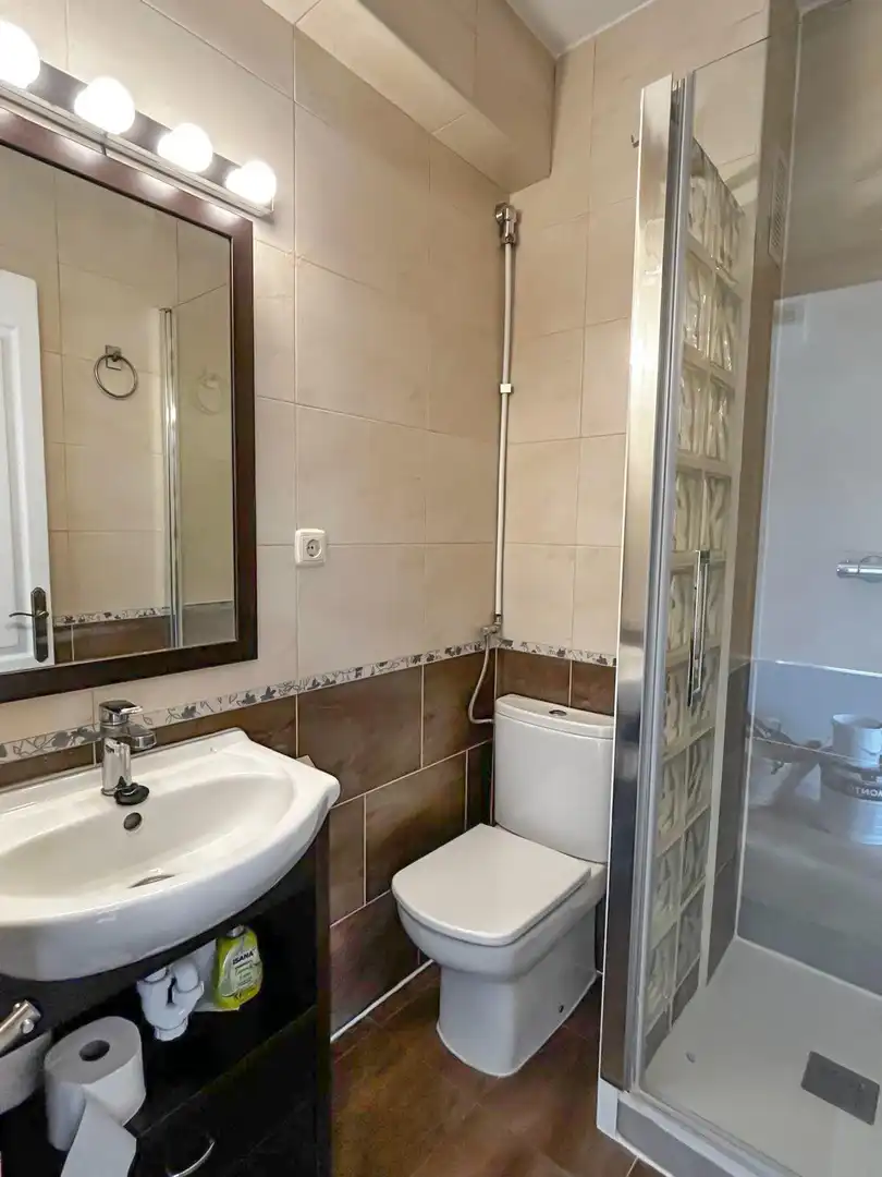 Bany de Estudi de lloguer en Dénia amb Aire condicionat i Terrassa