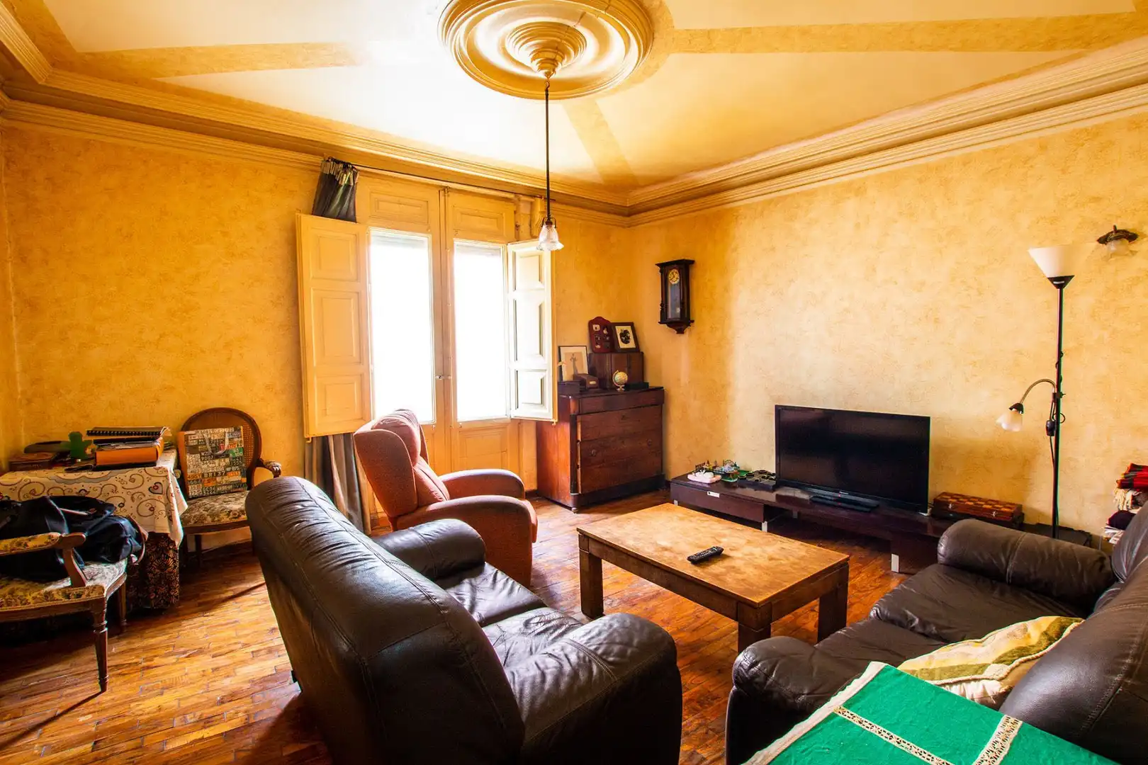 Sala d'estar de Casa o xalet en venda en Caspe amb Jardí privat