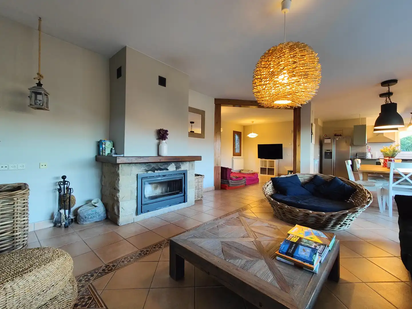 Living room of Houses for sale in Molló  with Heating, Private garden and Terrace