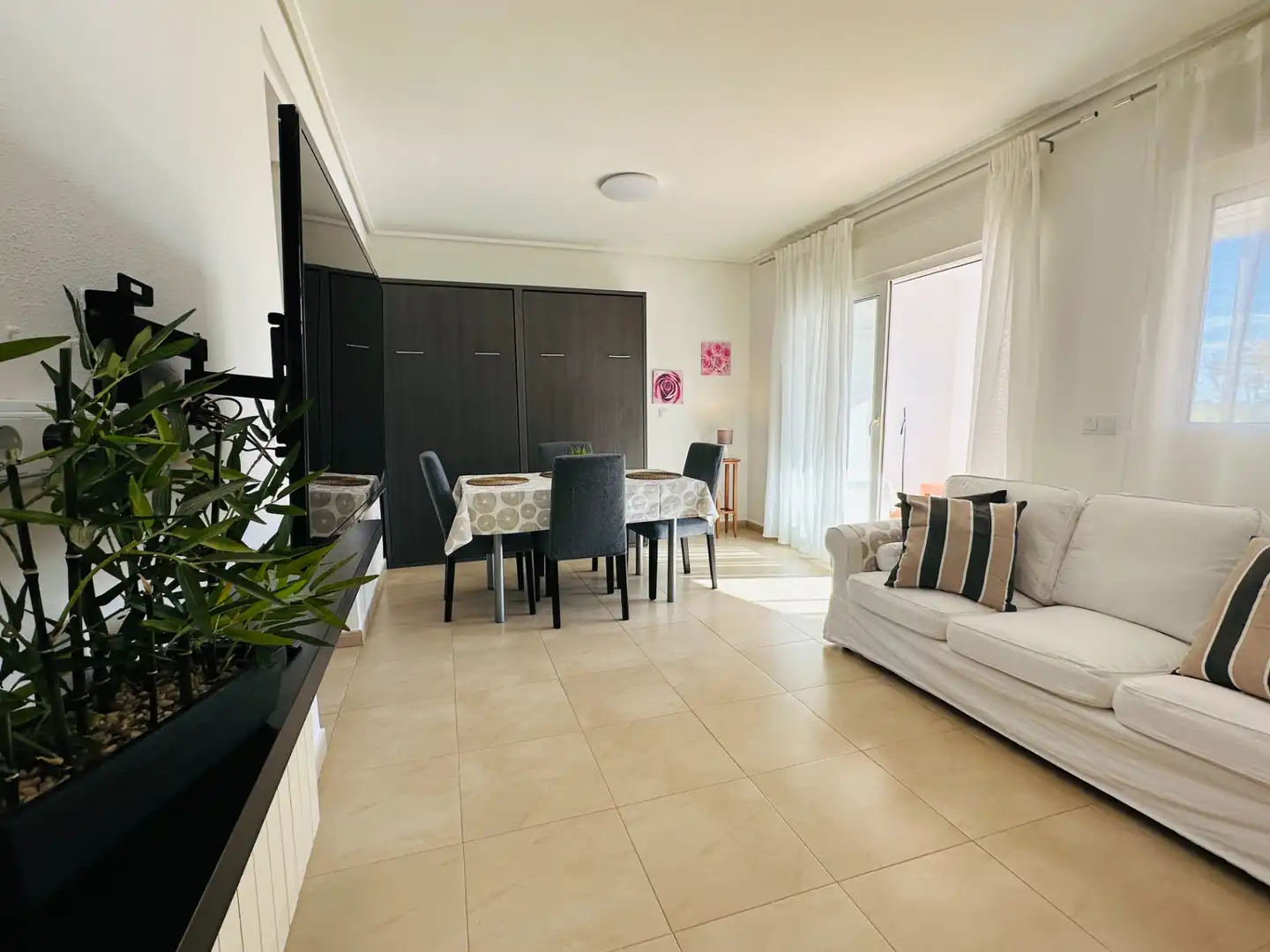 Living room of Flat for sale in Torre-Pacheco  with Air Conditioner, Storage room and Furnished