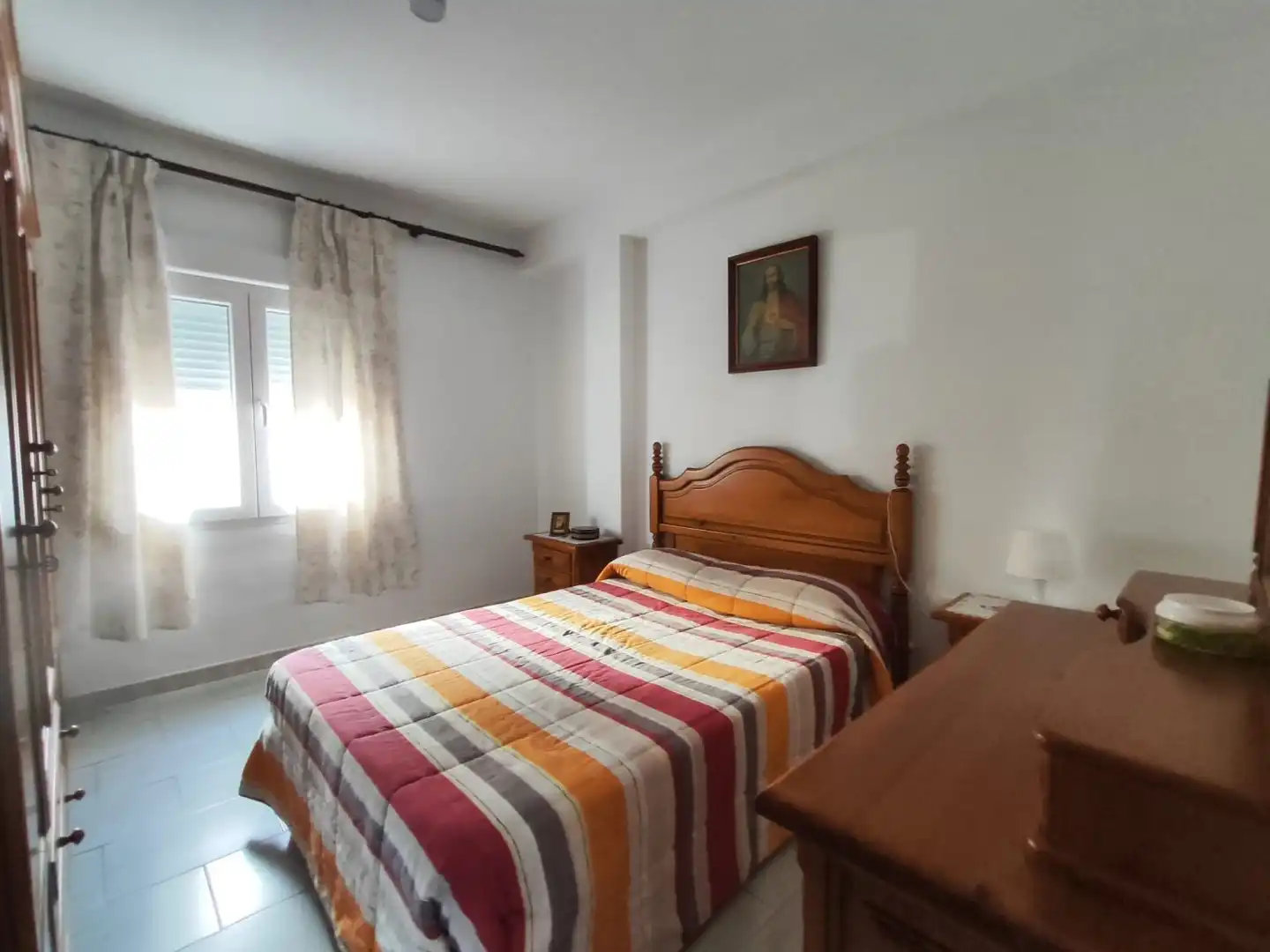 Bedroom of Flat for rent in Huelva  with Air Conditioner, Furnished and Balcony