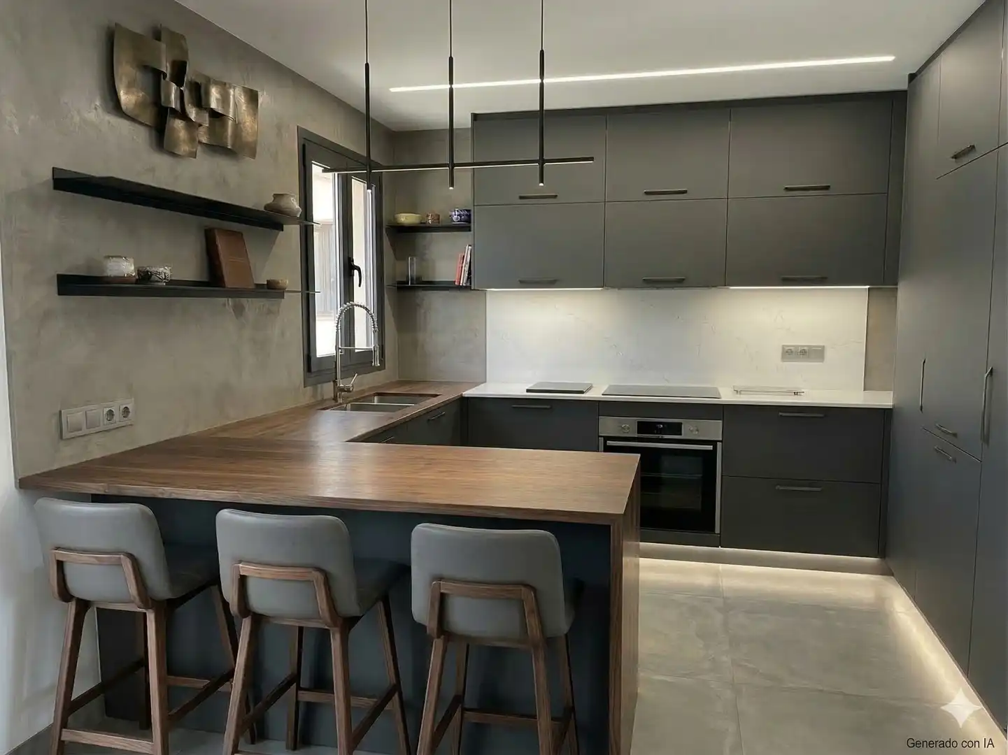 Cocina de Casa adosada en venta en Sant Feliu de Guíxols con Calefacción, Trastero y Balcón