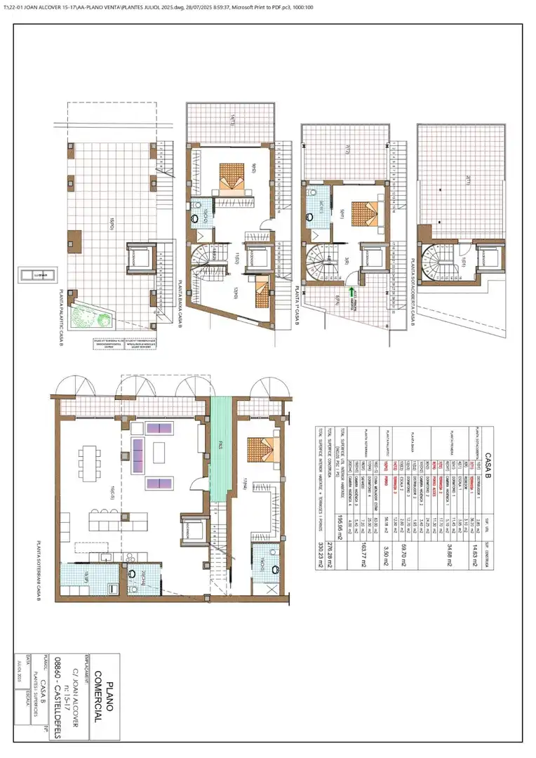 Houses for sale in Castelldefels