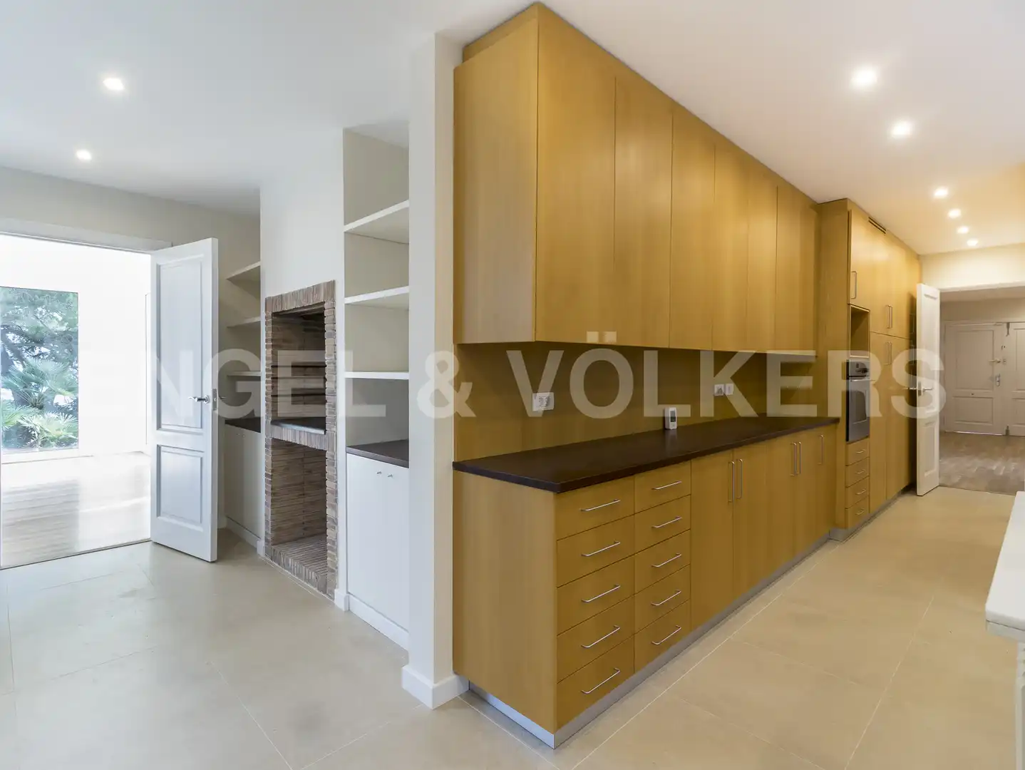 Kitchen of Houses for rent in Barcelona  with Air Conditioner, Heating and Private garden