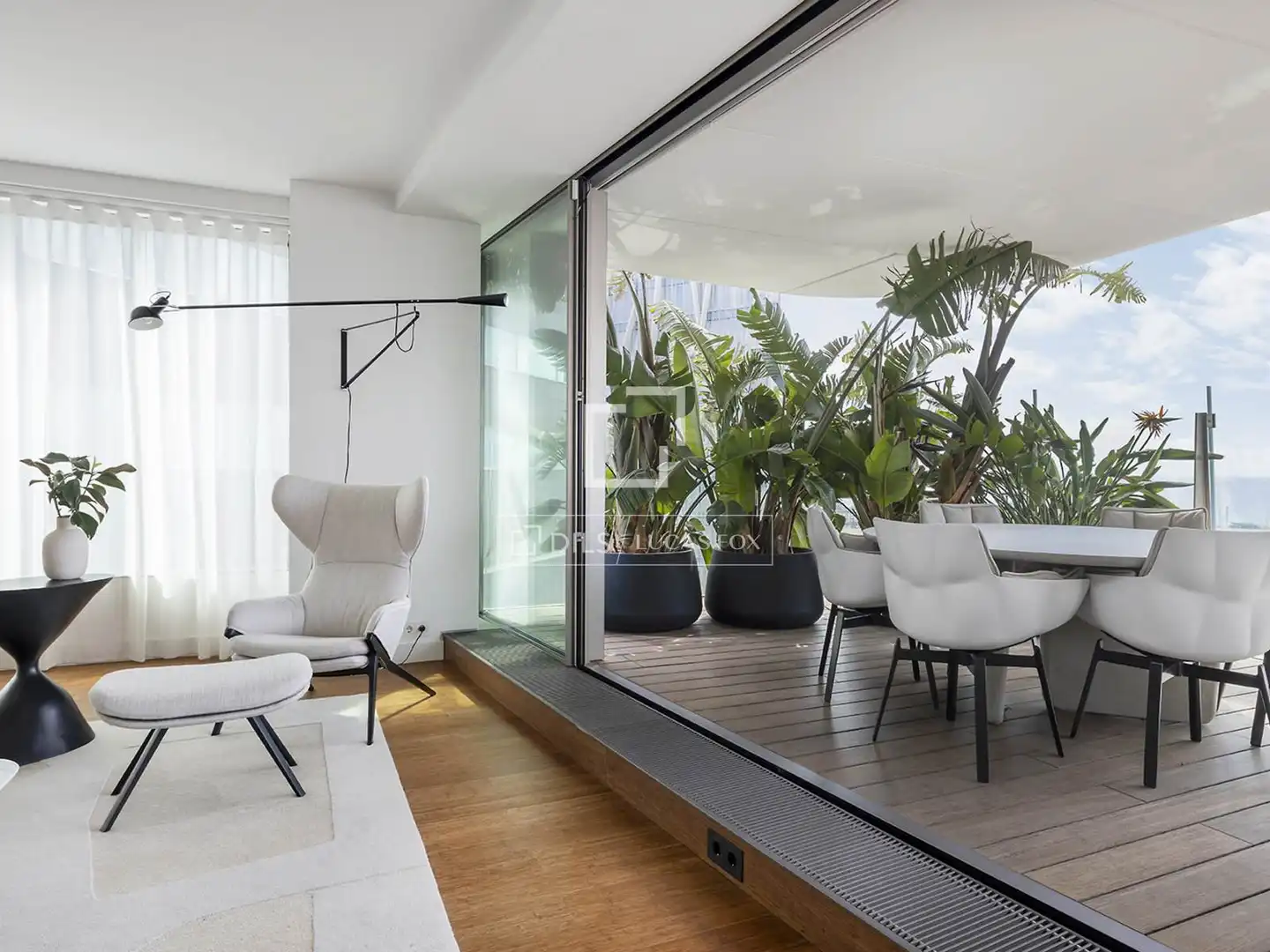 Terrasse von Wohnung zum Verkauf in Barcelona mit Klimaanlage, Heizung und Parkett