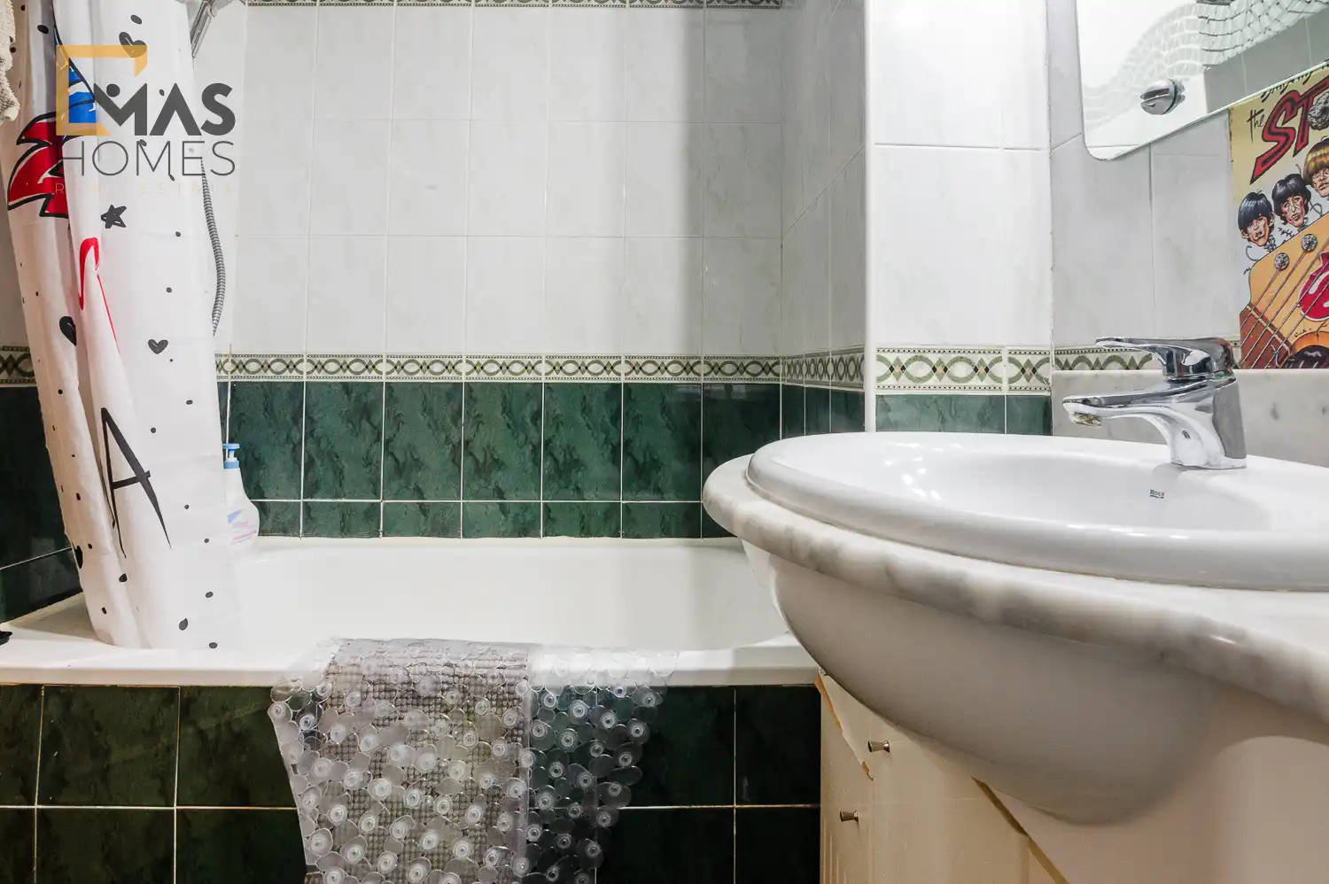 Badezimmer von Wohnung zum Verkauf in Terrassa mit Klimaanlage, Heizung und Terrasse