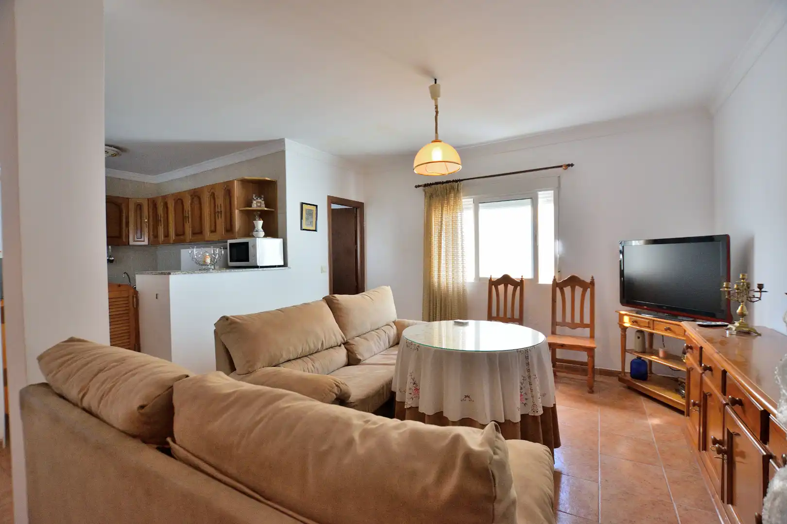 Living room of Flat for sale in Ronda  with Terrace and Balcony