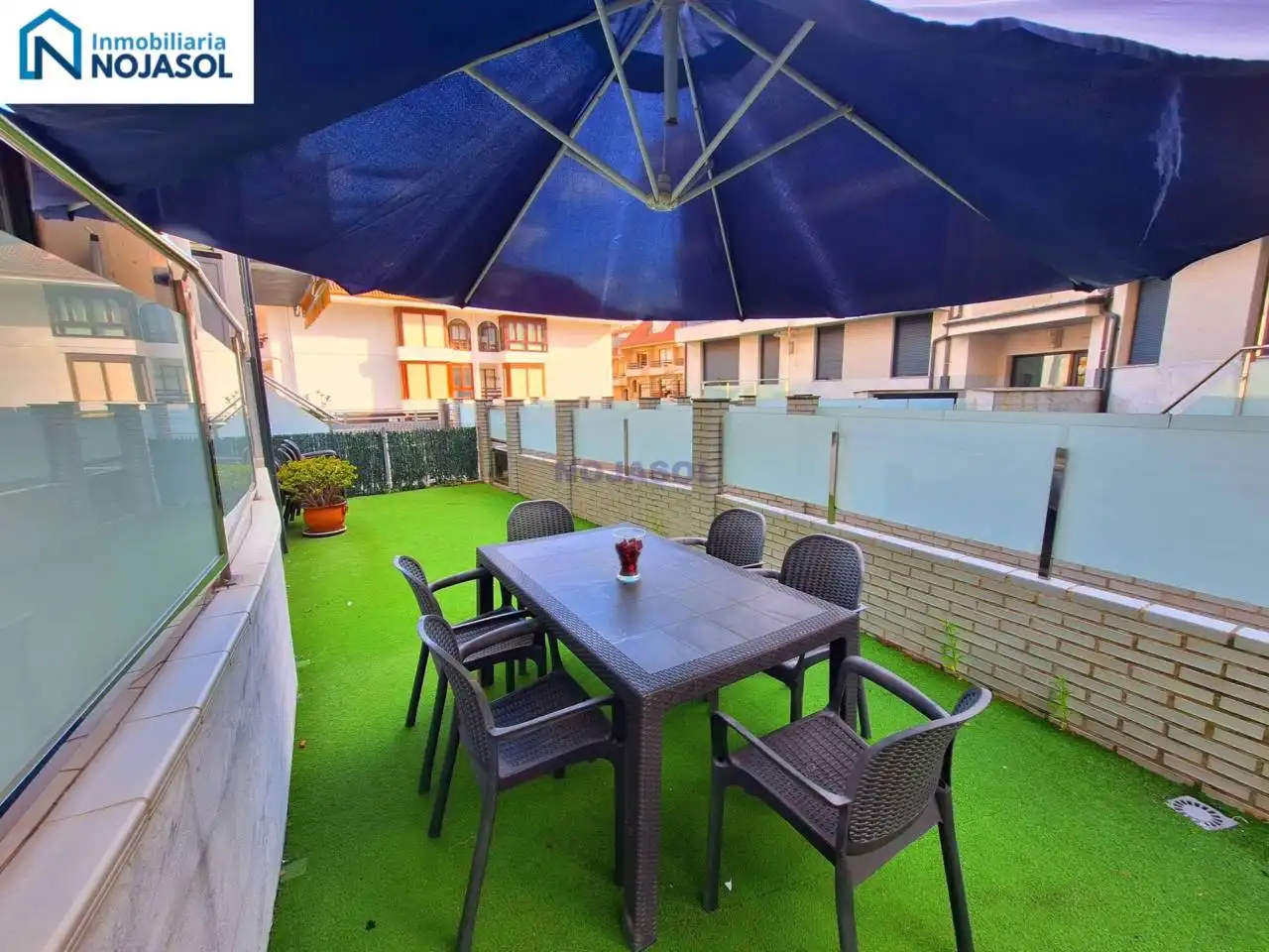 Terrasse von Wohnungen zur Miete in Noja mit Heizung, Privatgarten und Terrasse