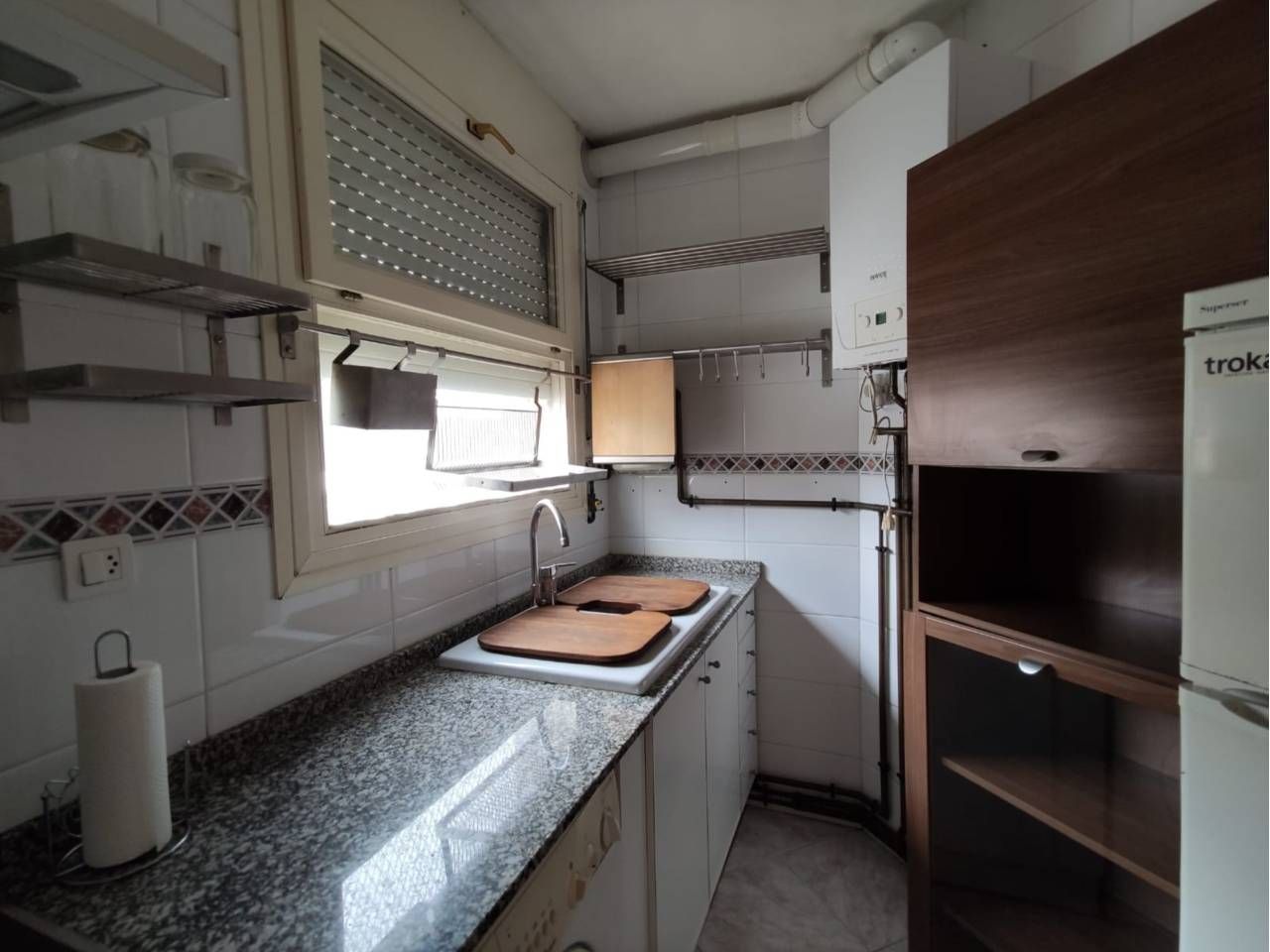 Cuina de Pis en venda en Terrassa amb Calefacció, Parquet i Moblat