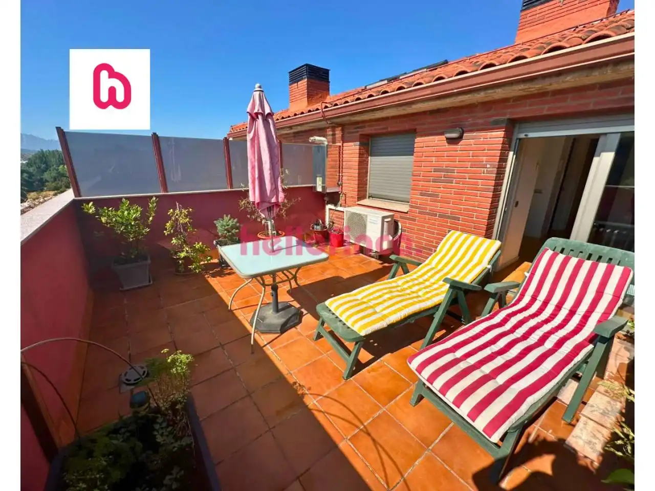 Terraza de Dúplex en venta en Sant Joan de Vilatorrada con Aire acondicionado, Calefacción y Parquet